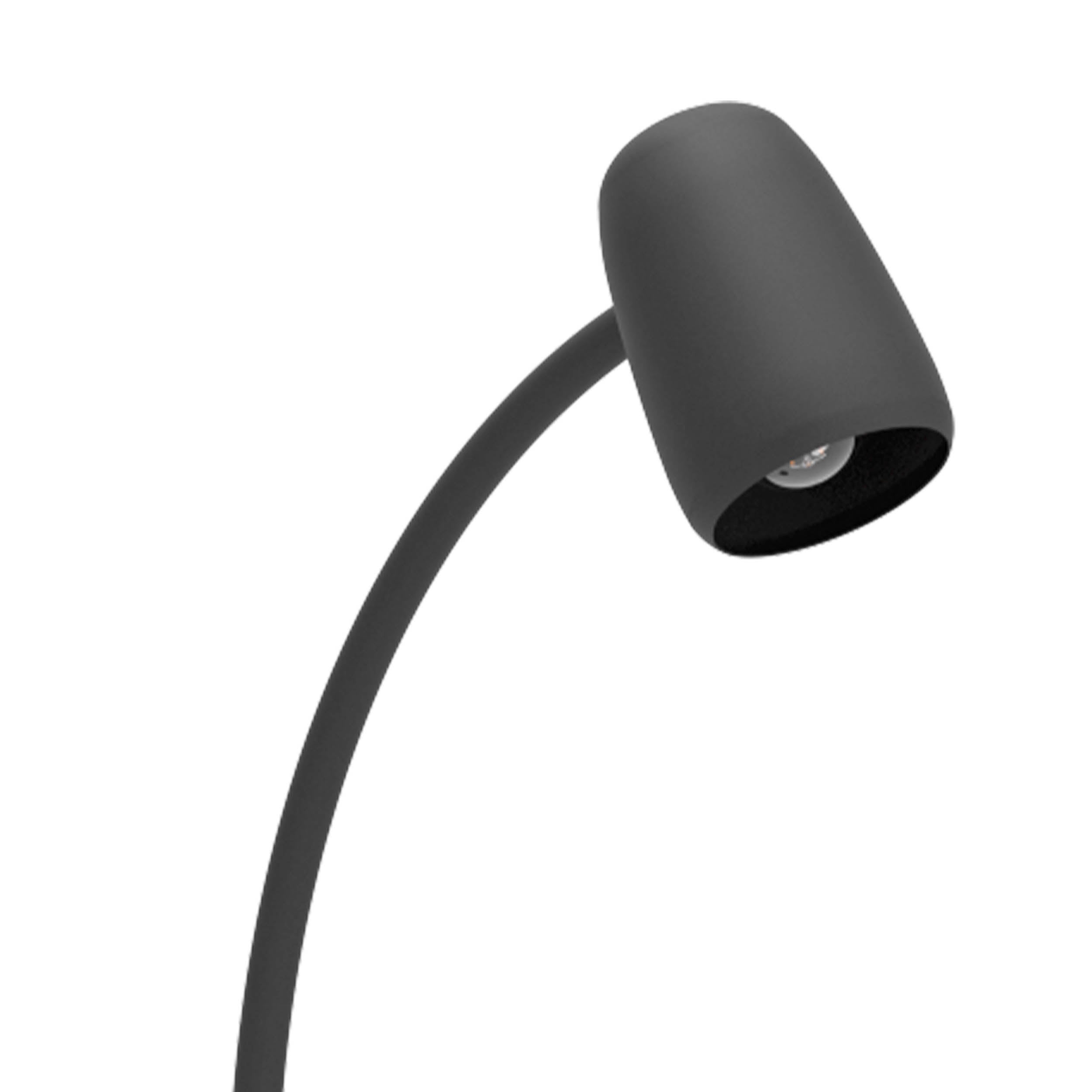 EGLO Carlo Modern Steel Floor Lamp, Black