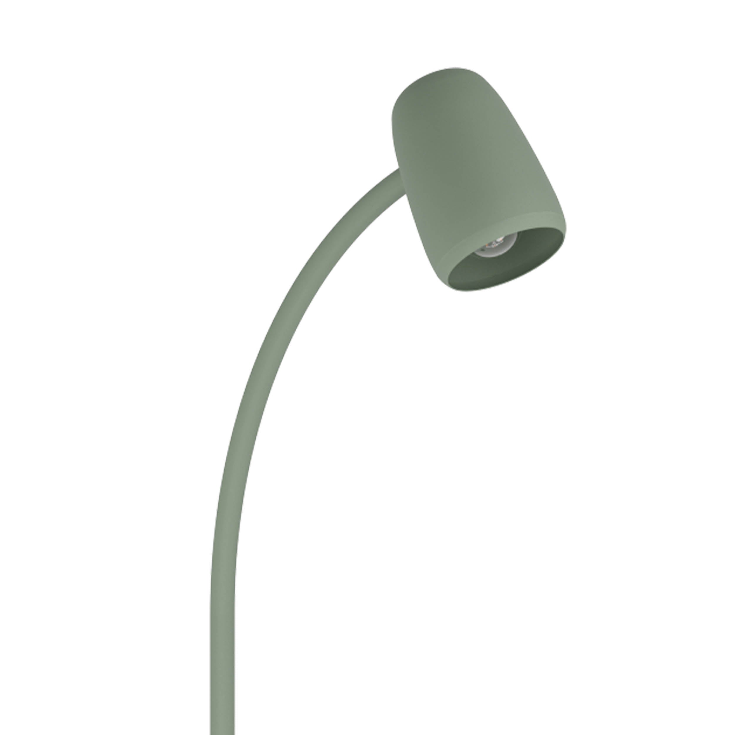 EGLO Carlo Modern Steel Floor Lamp, Green