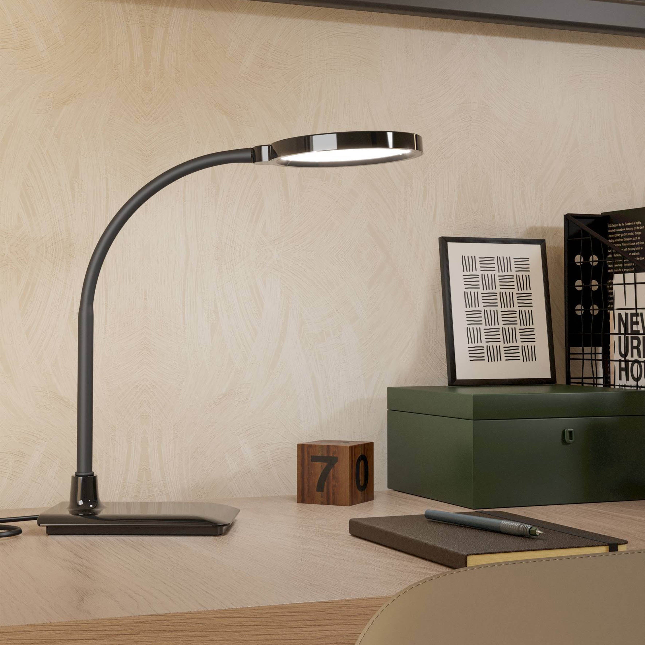 EGLO Lauro Black Plastic LED Table Light