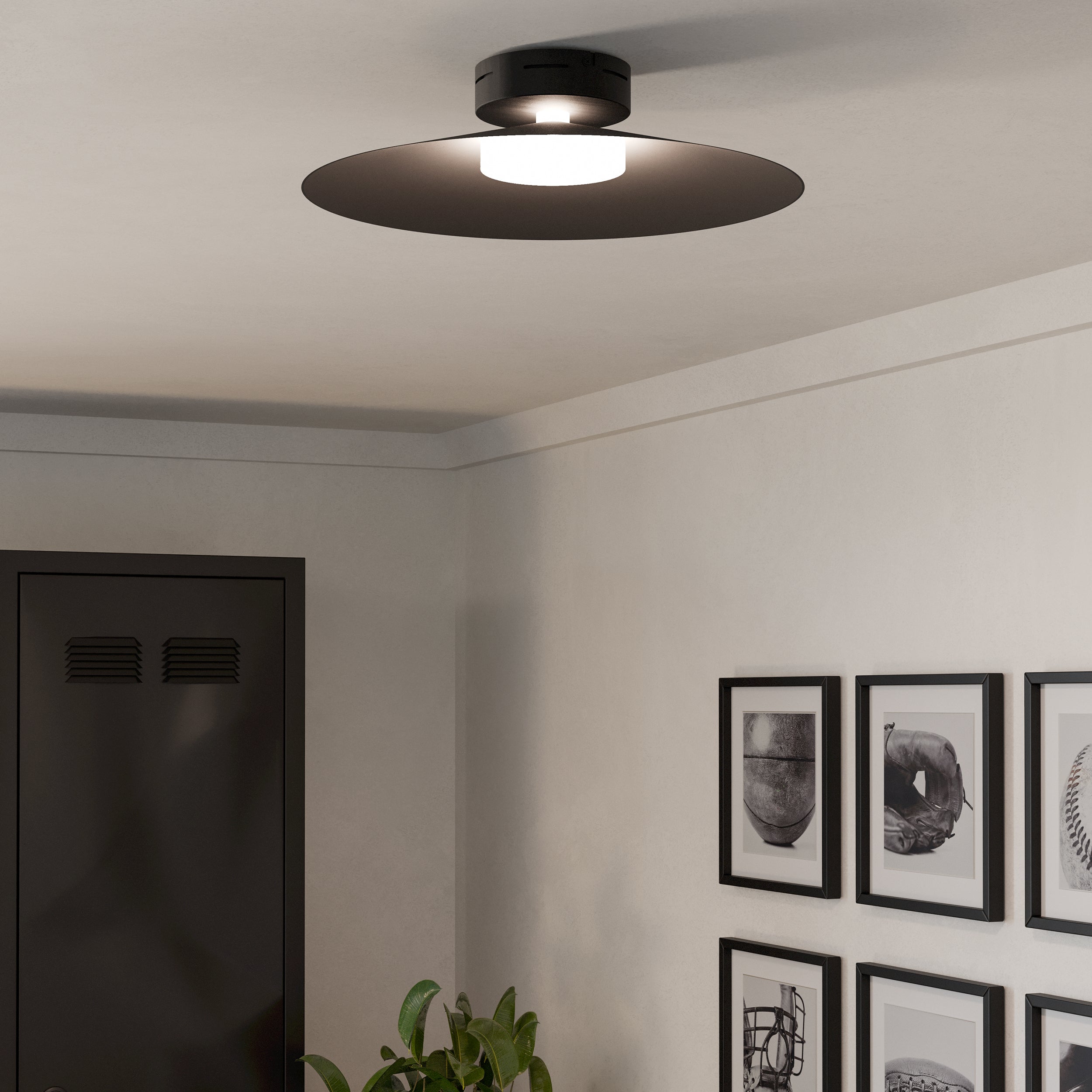EGLO Conomavilla-Z Black Ceiling Light