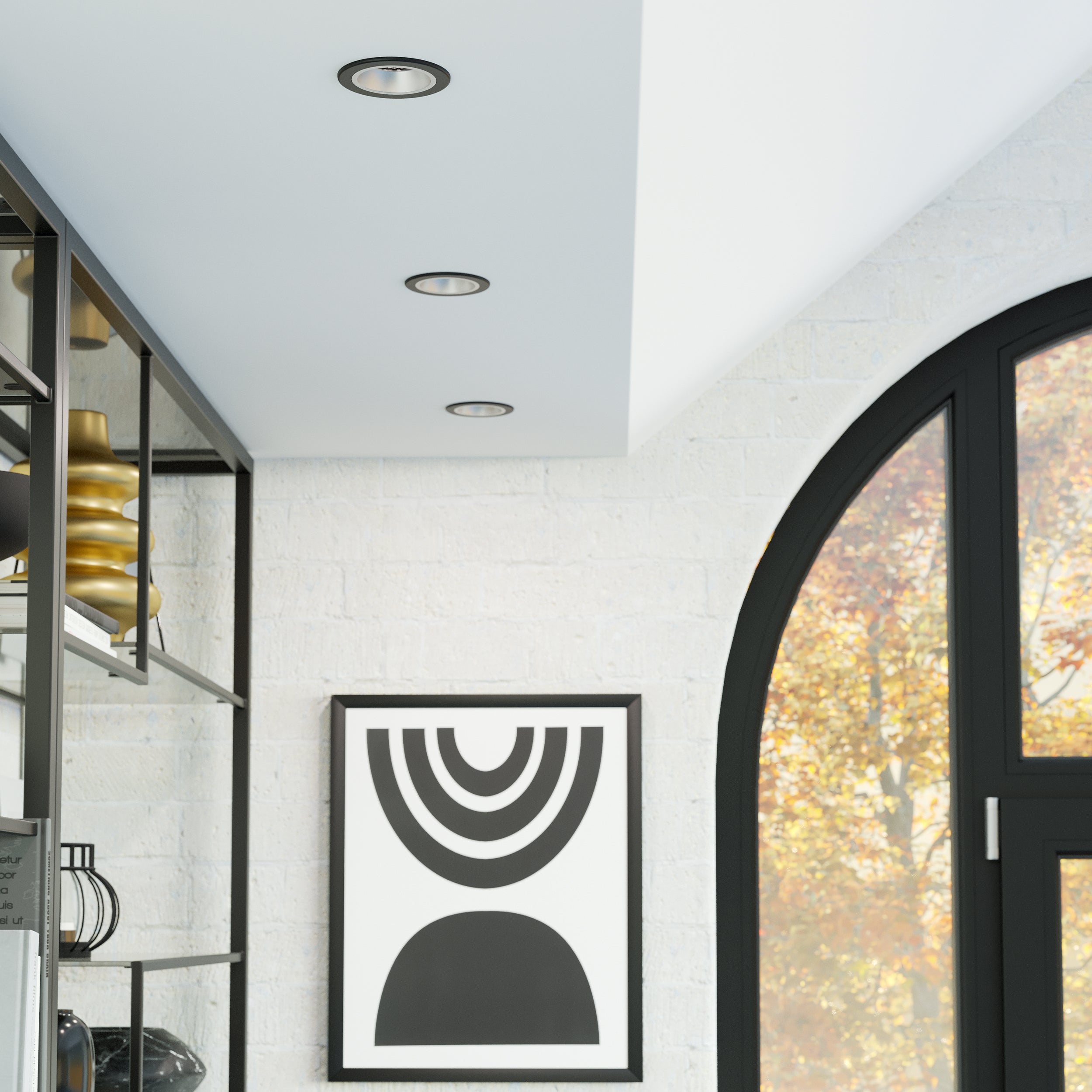 EGLO Yebra-Z Black Recessed Spot Light