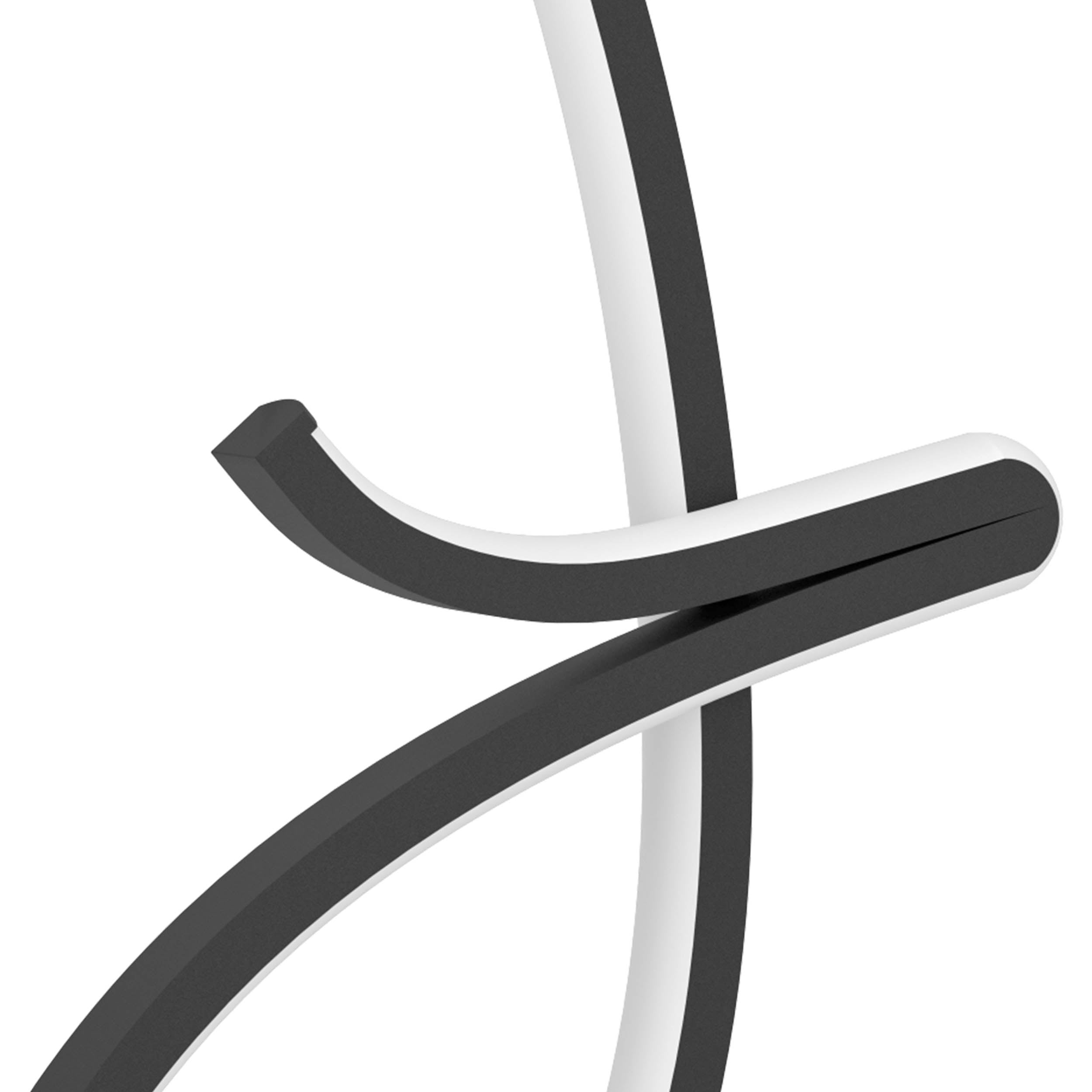 EGLO Cardoncito Black Steel & Plastic LED Table Light