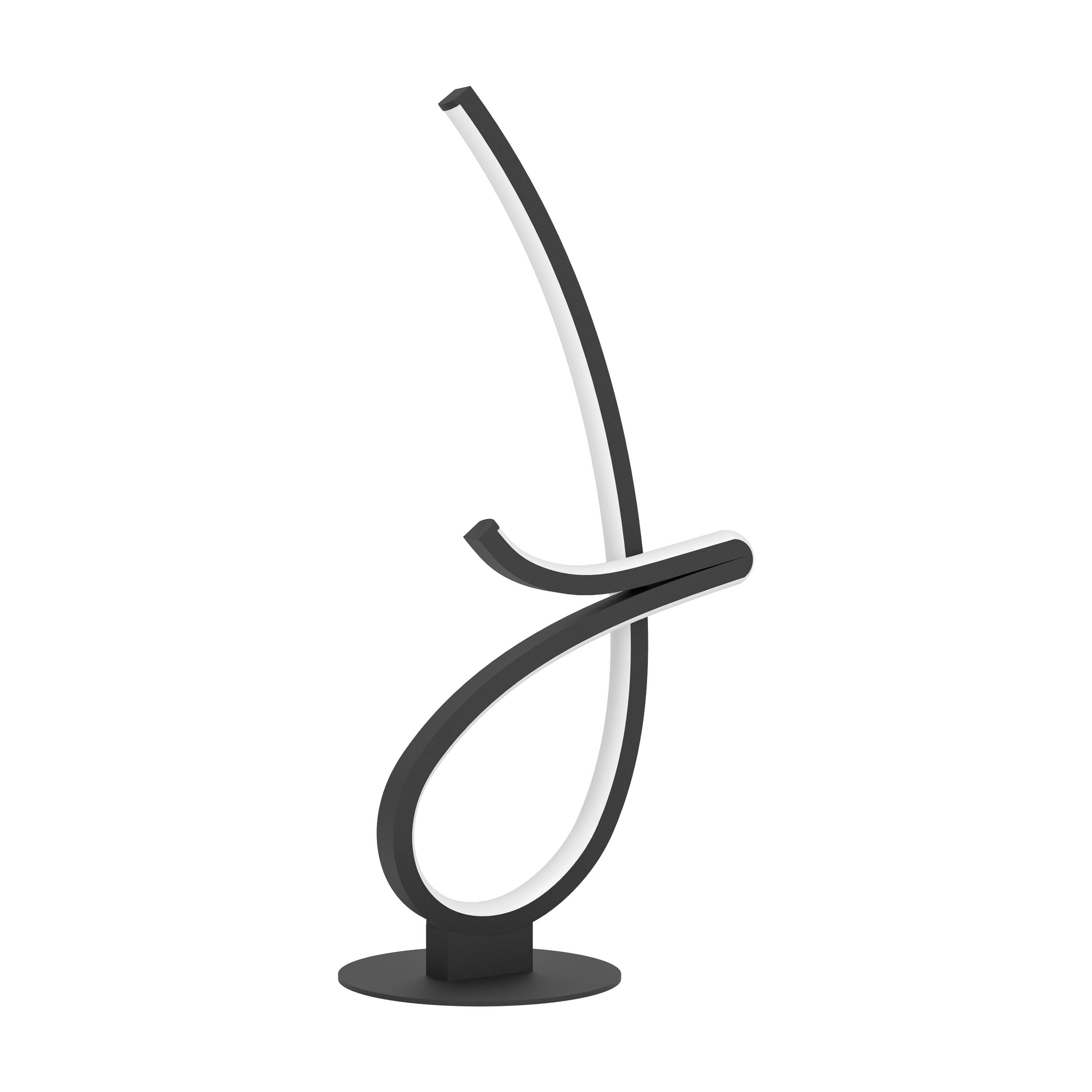 EGLO Cardoncito Black Steel & Plastic LED Table Light