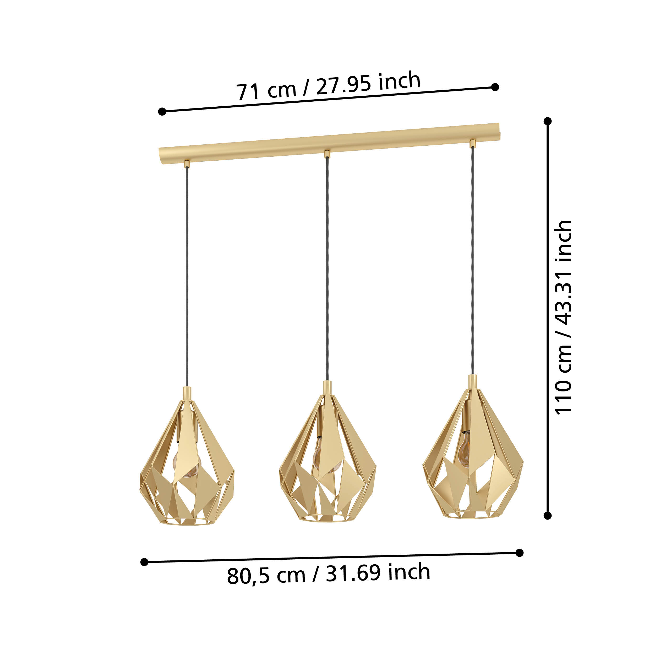 CARLTON Bar Pendant