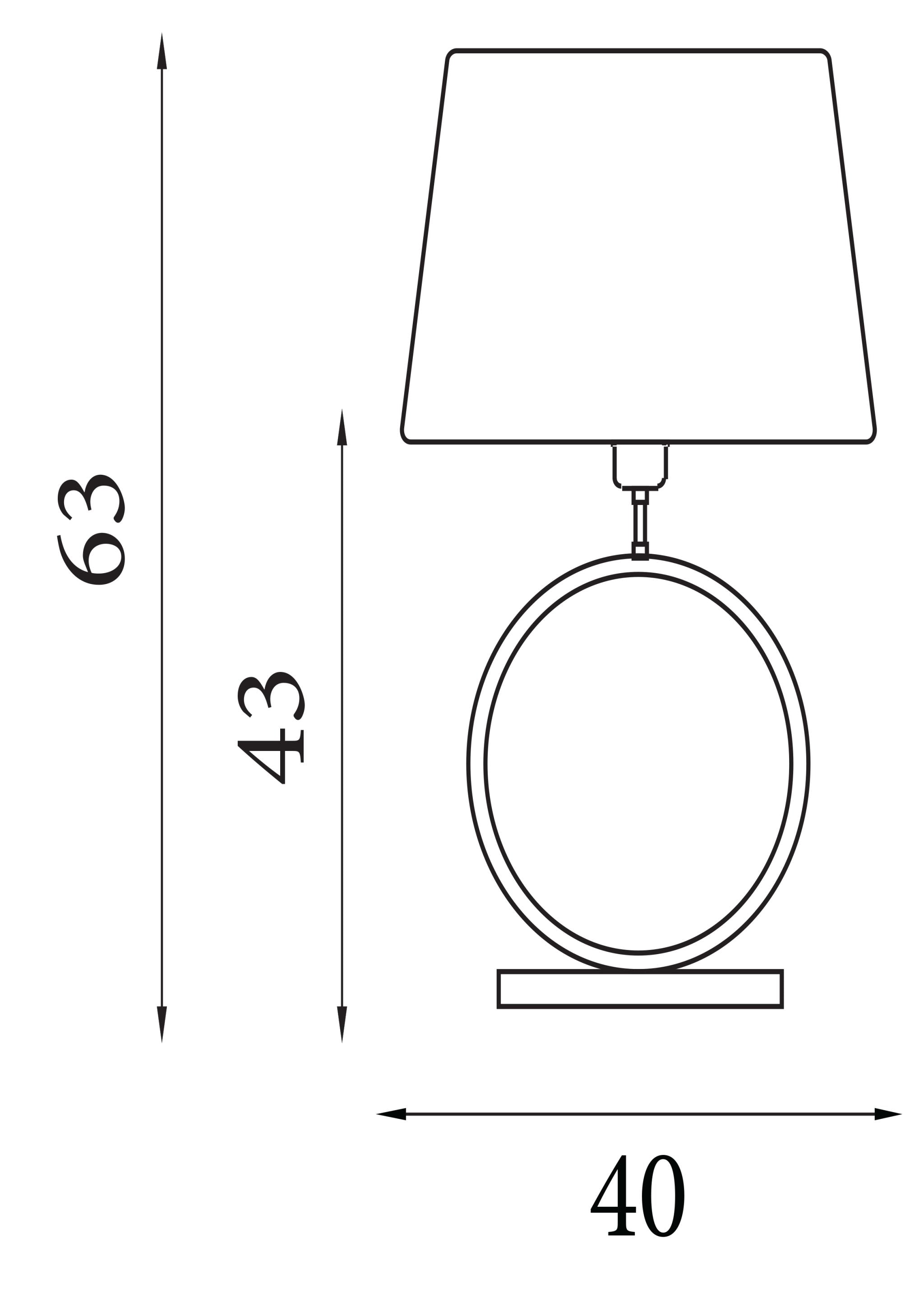 Elegant Table Lamp - Bronze