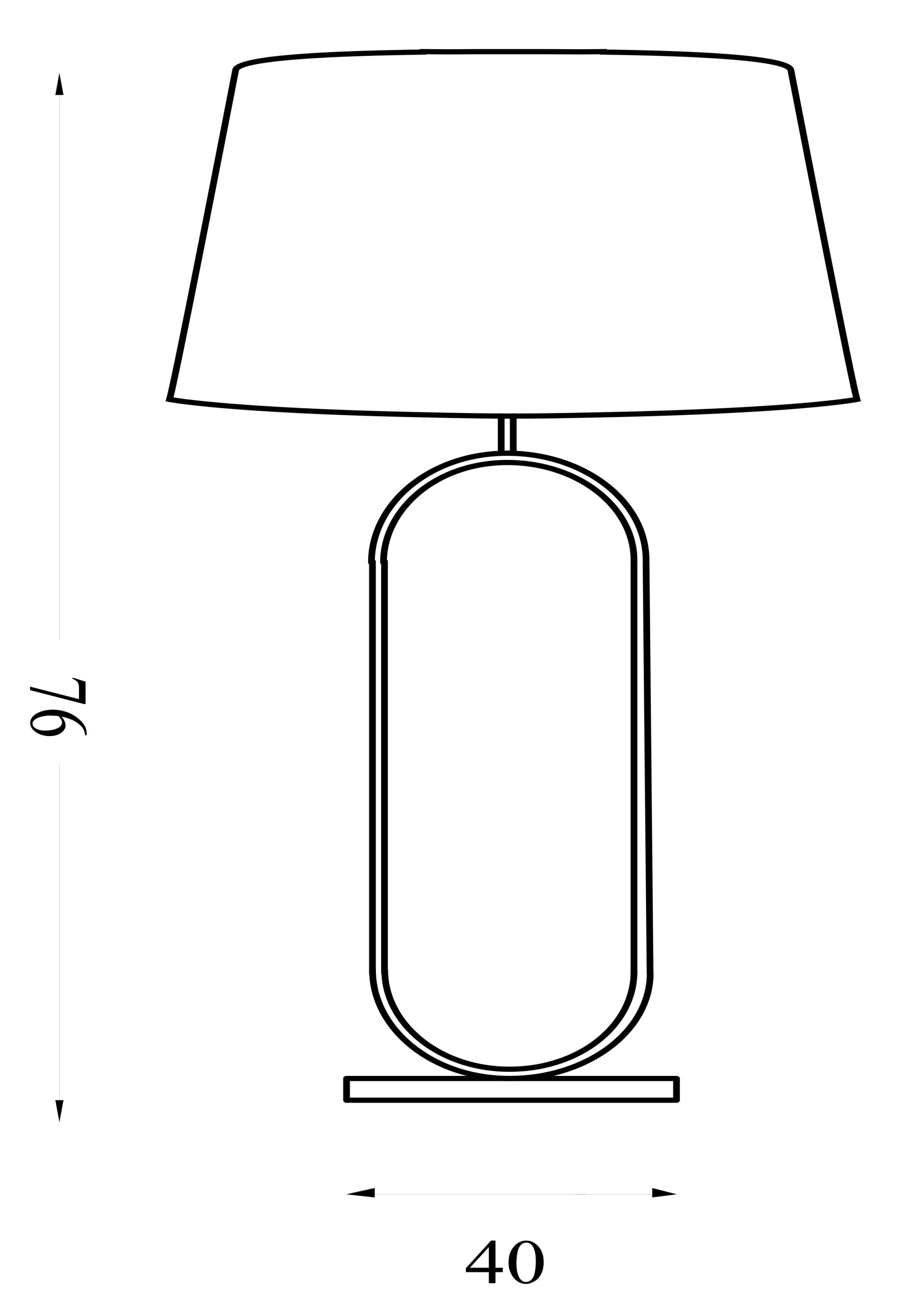 Modish Table Lamp - Black