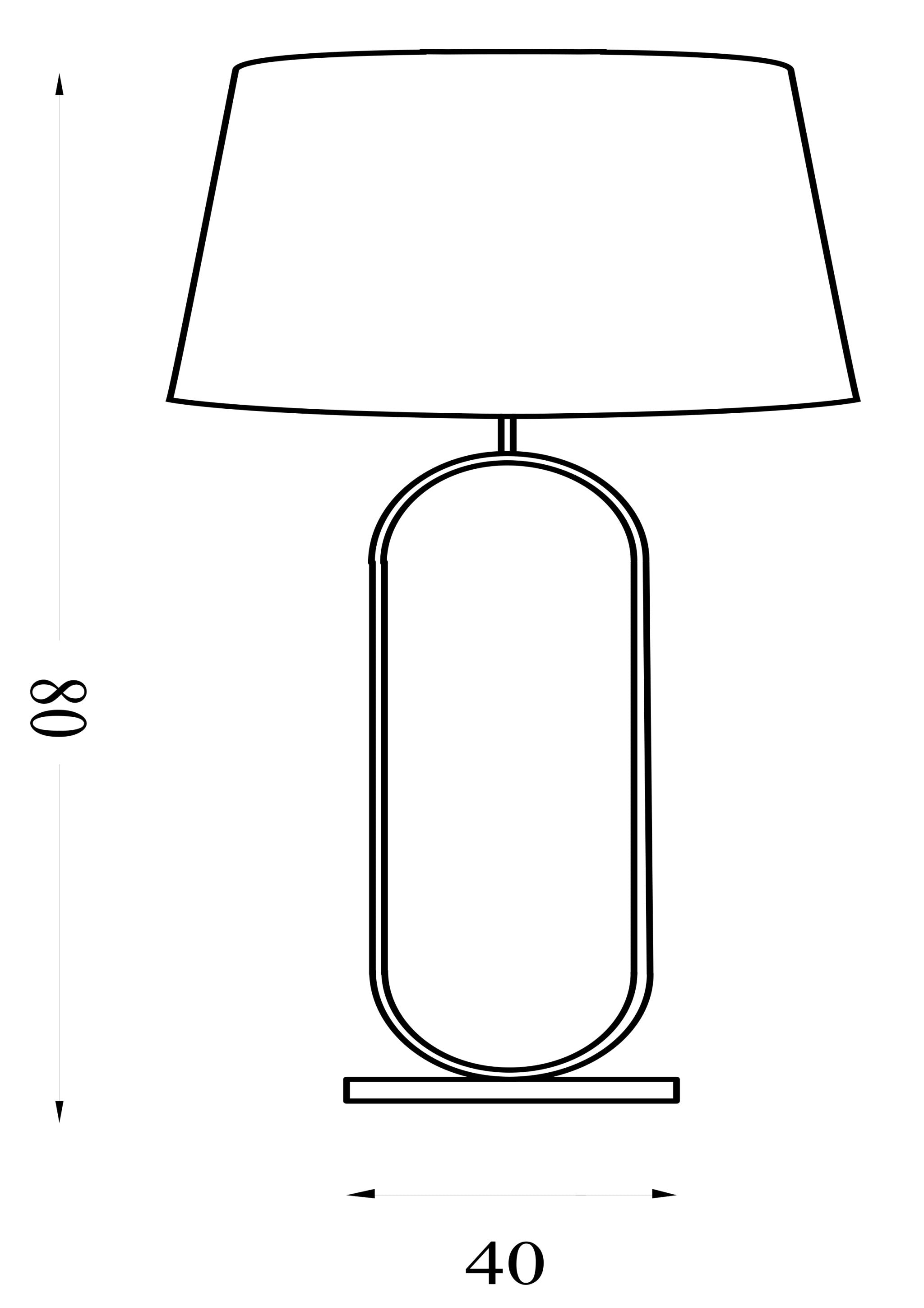 Modish Table Lamp - Black