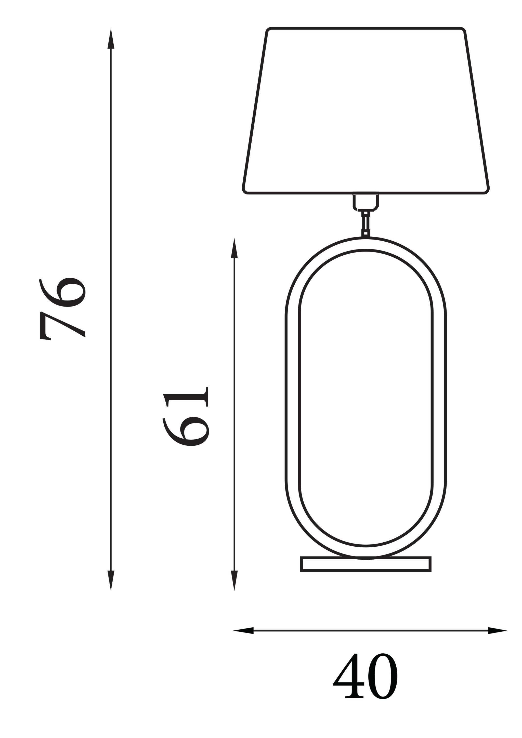 Modish Table Lamp - Bronze