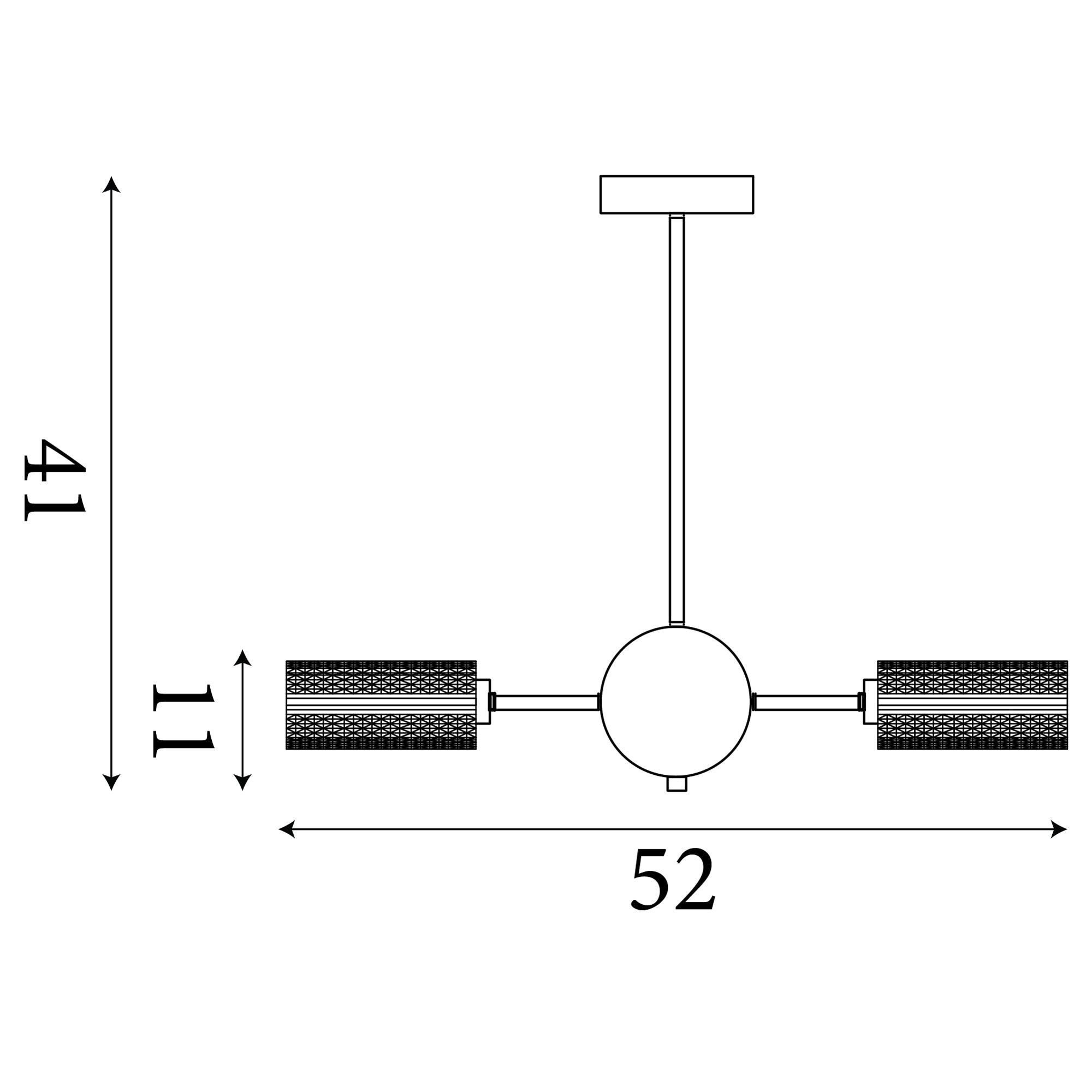 Cosmic 5Lt Semi-flush Fitting