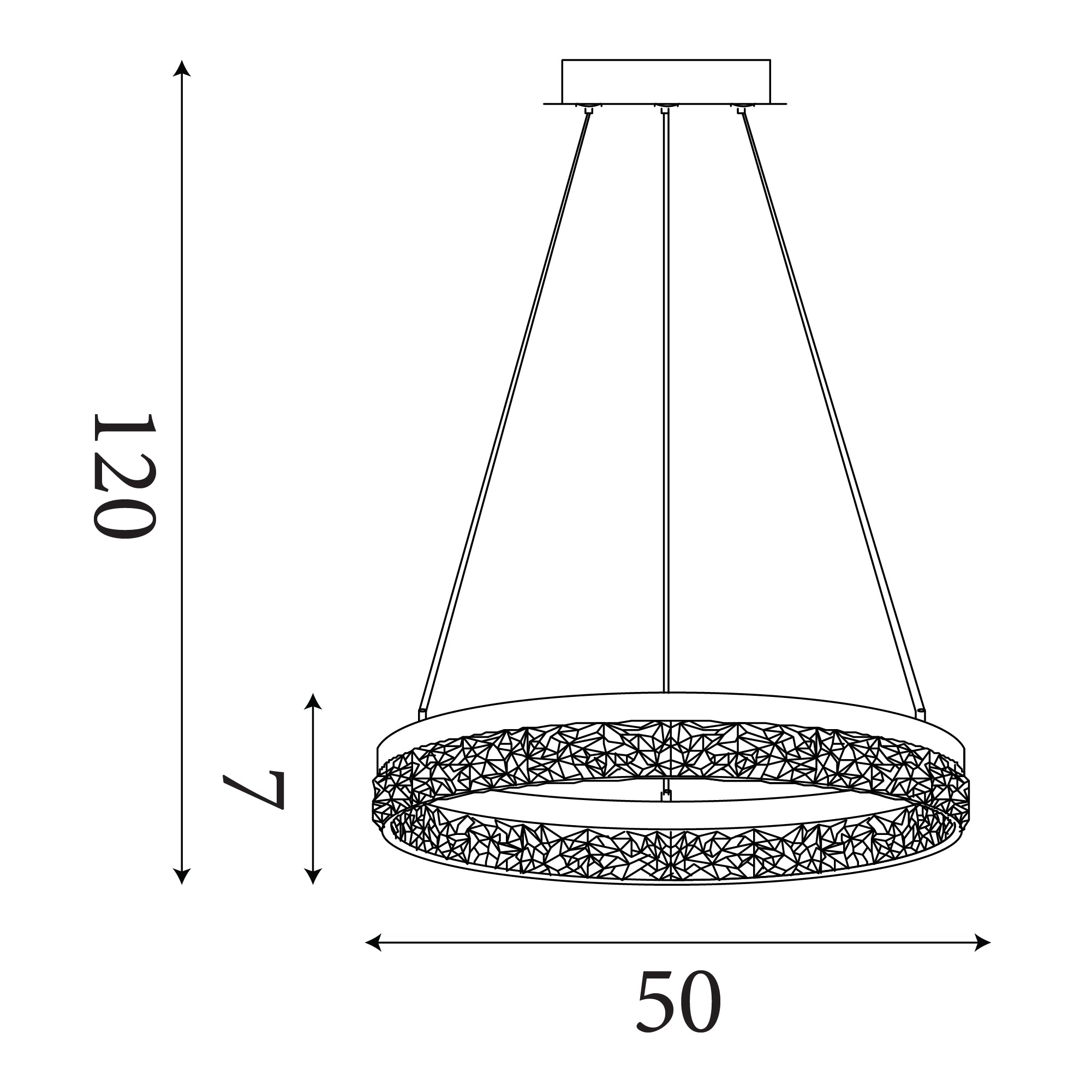 Maddie LED Round Pendant