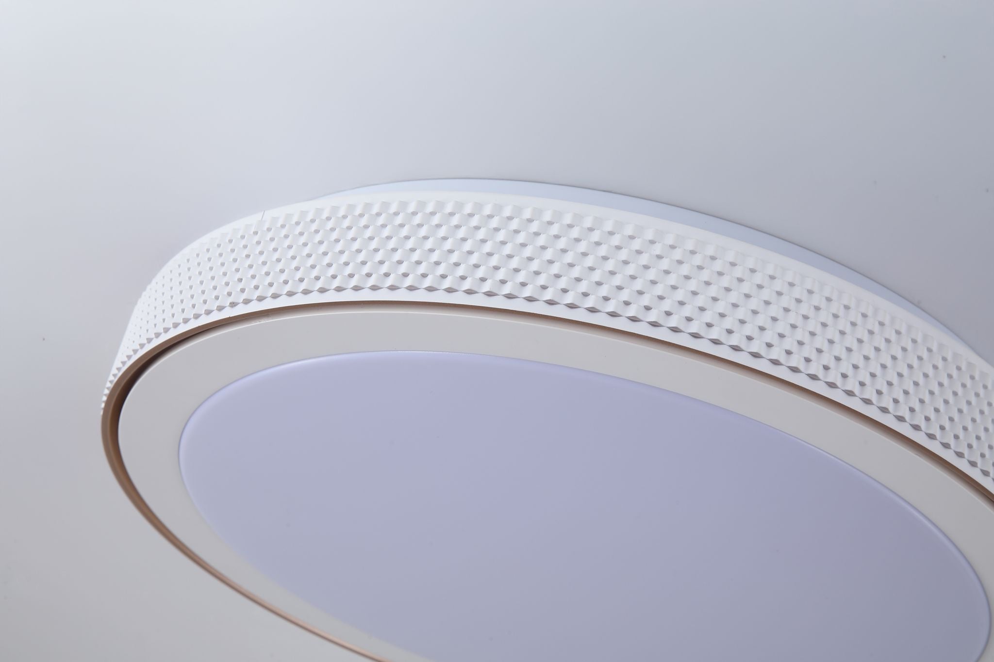 Galactic Round LED Flush - White