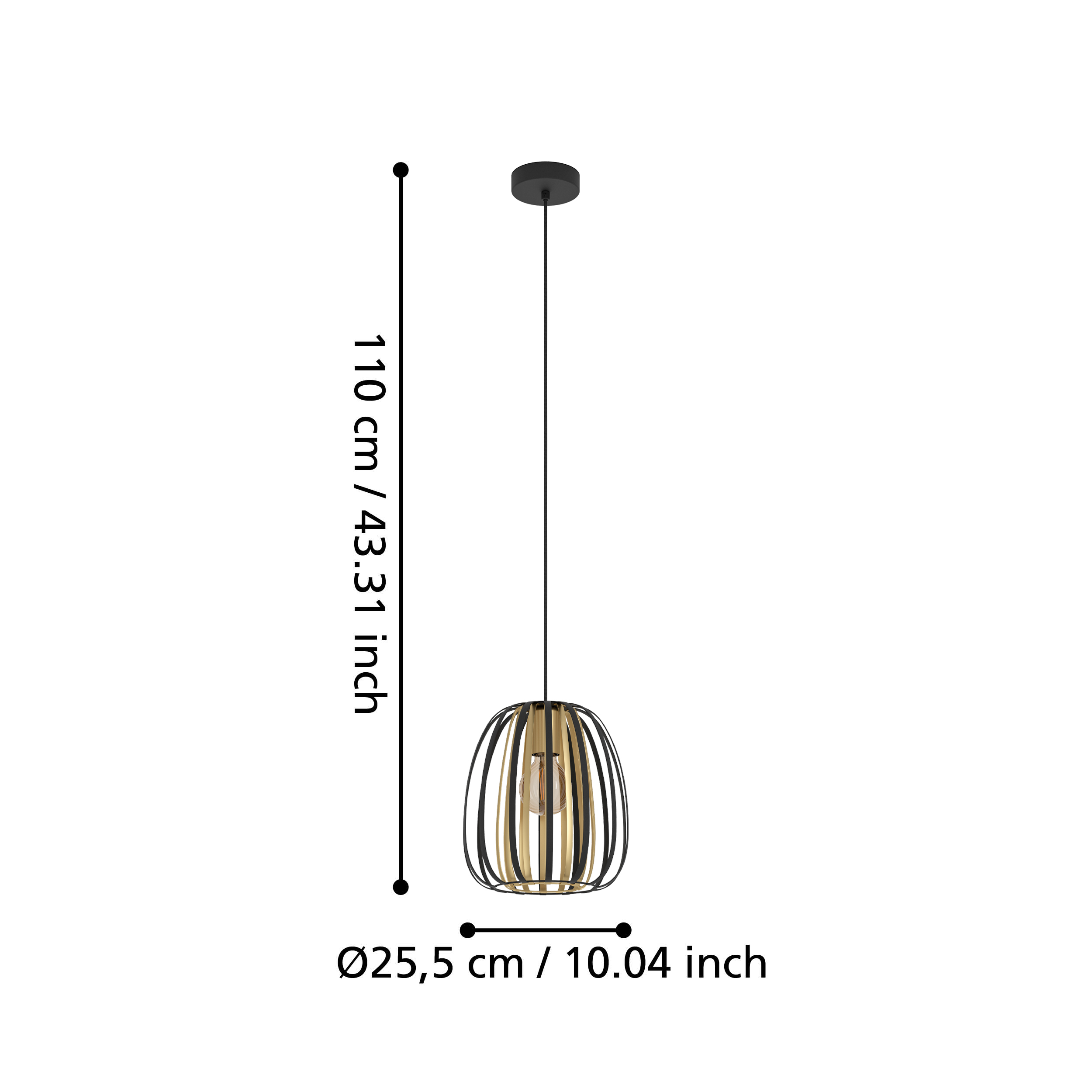 ENCINITOS 255mm Dia Pendant