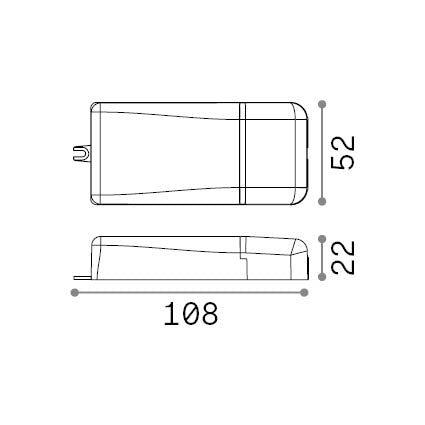 BENTO DRIVER 1-10V/PUSH 20W 350mA