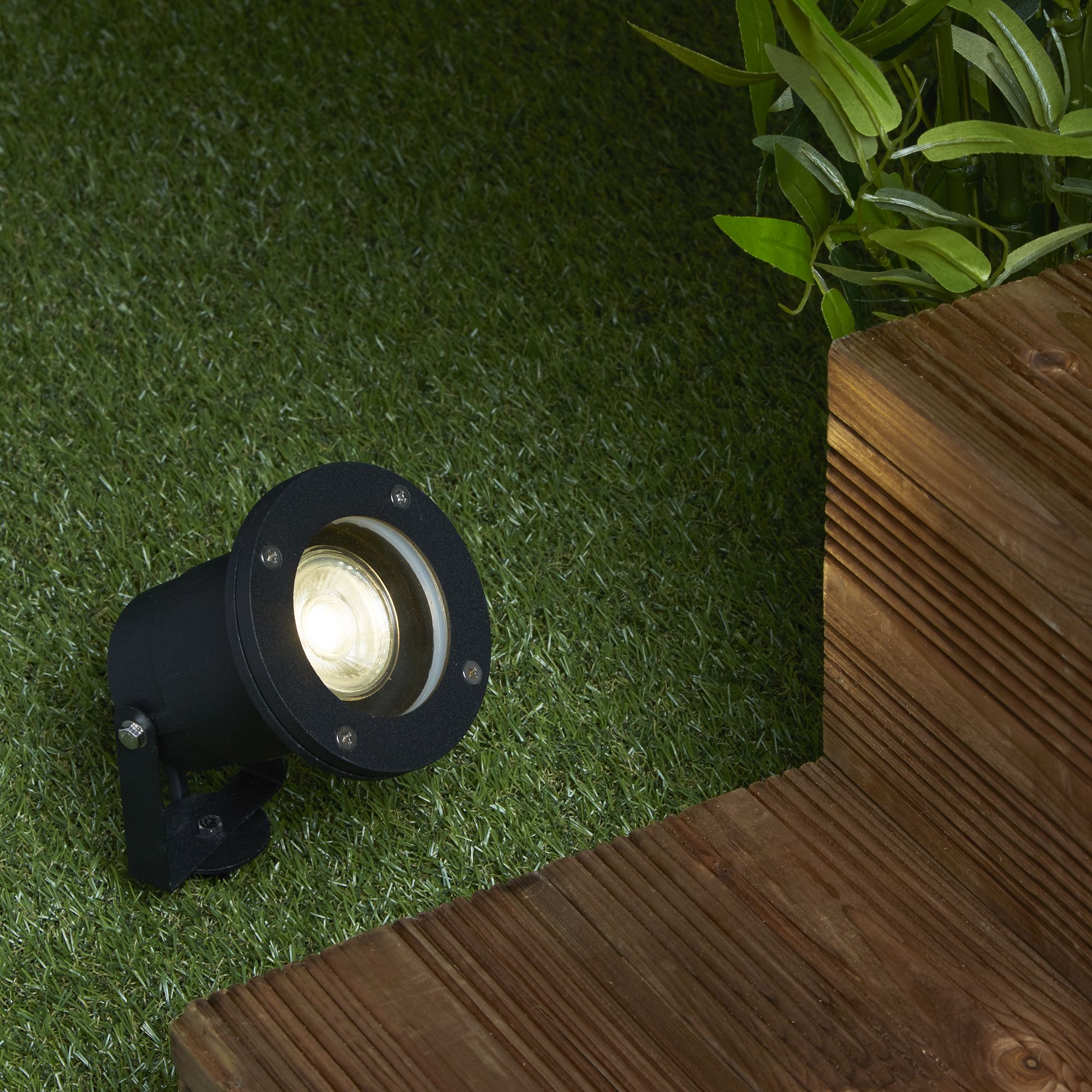 Spikey Outdoor Spotlight