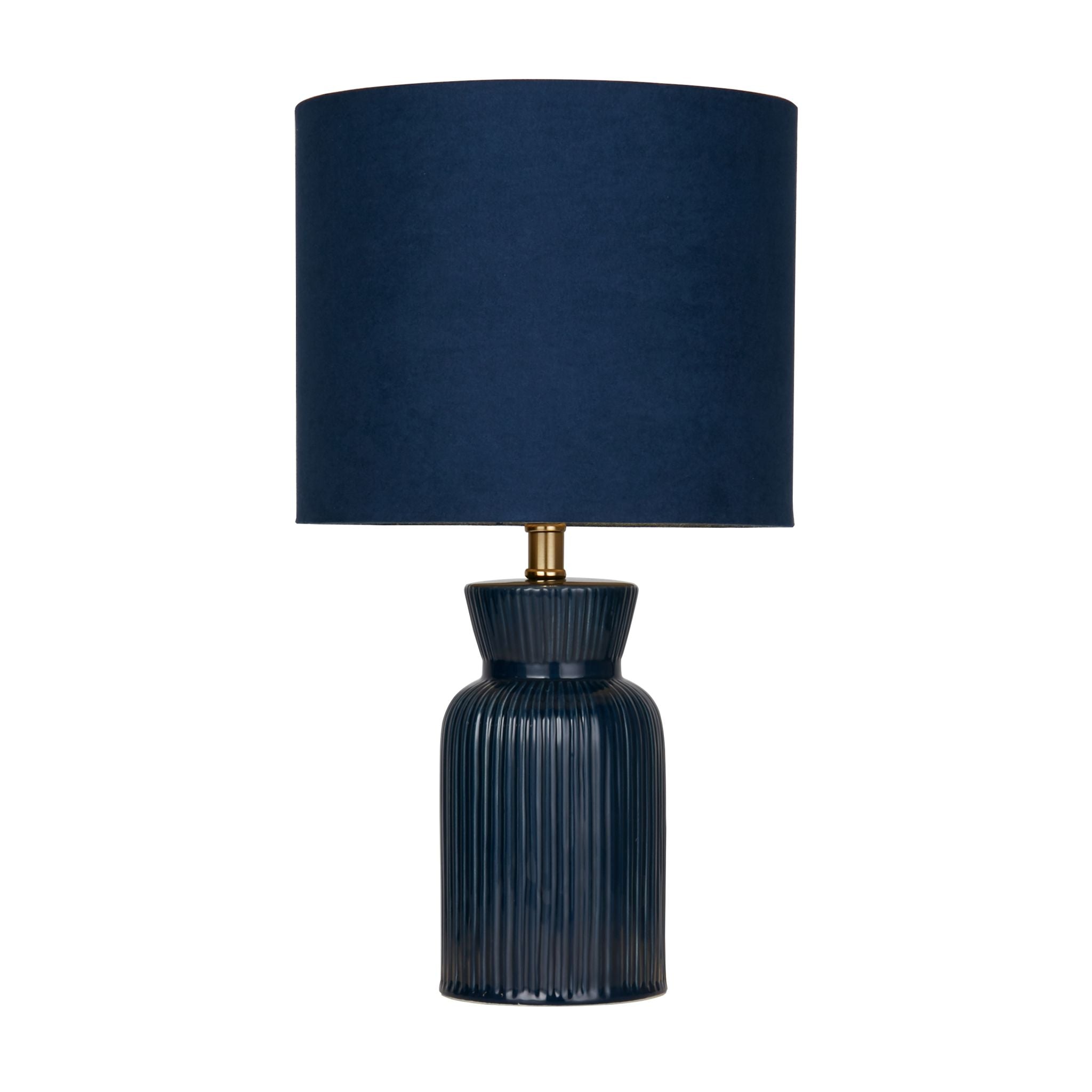 Table Lamp - Ceramic & Fabric