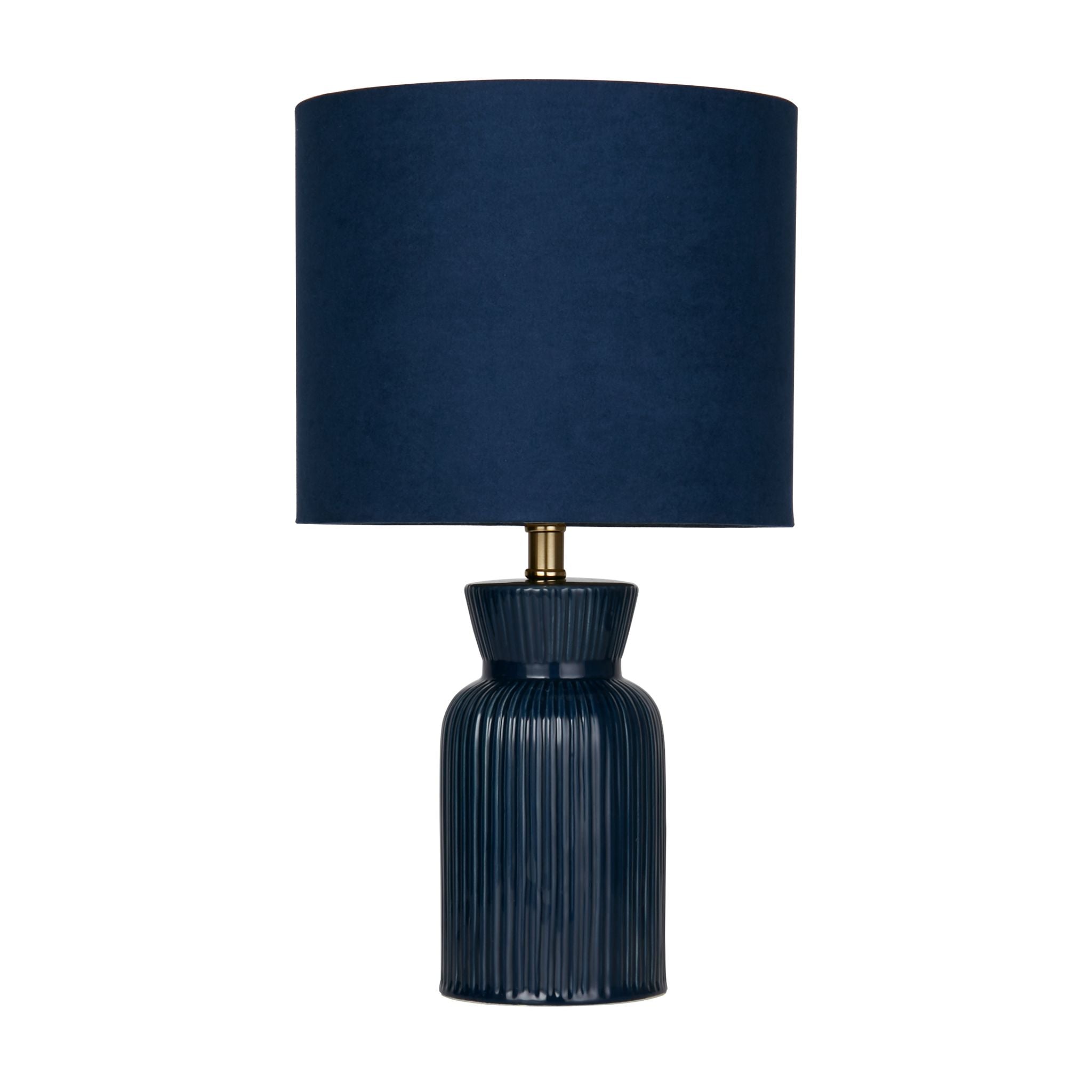 Table Lamp - Ceramic & Fabric