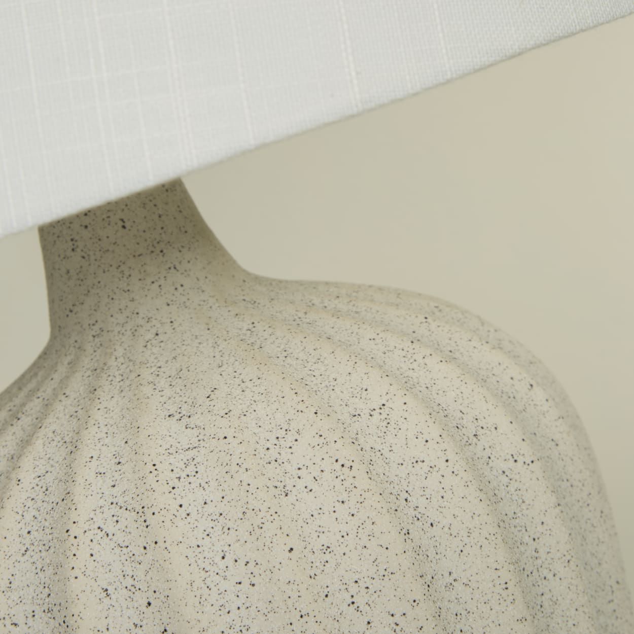 Padstow Table Lamp - Ceramic with Fabric Shade