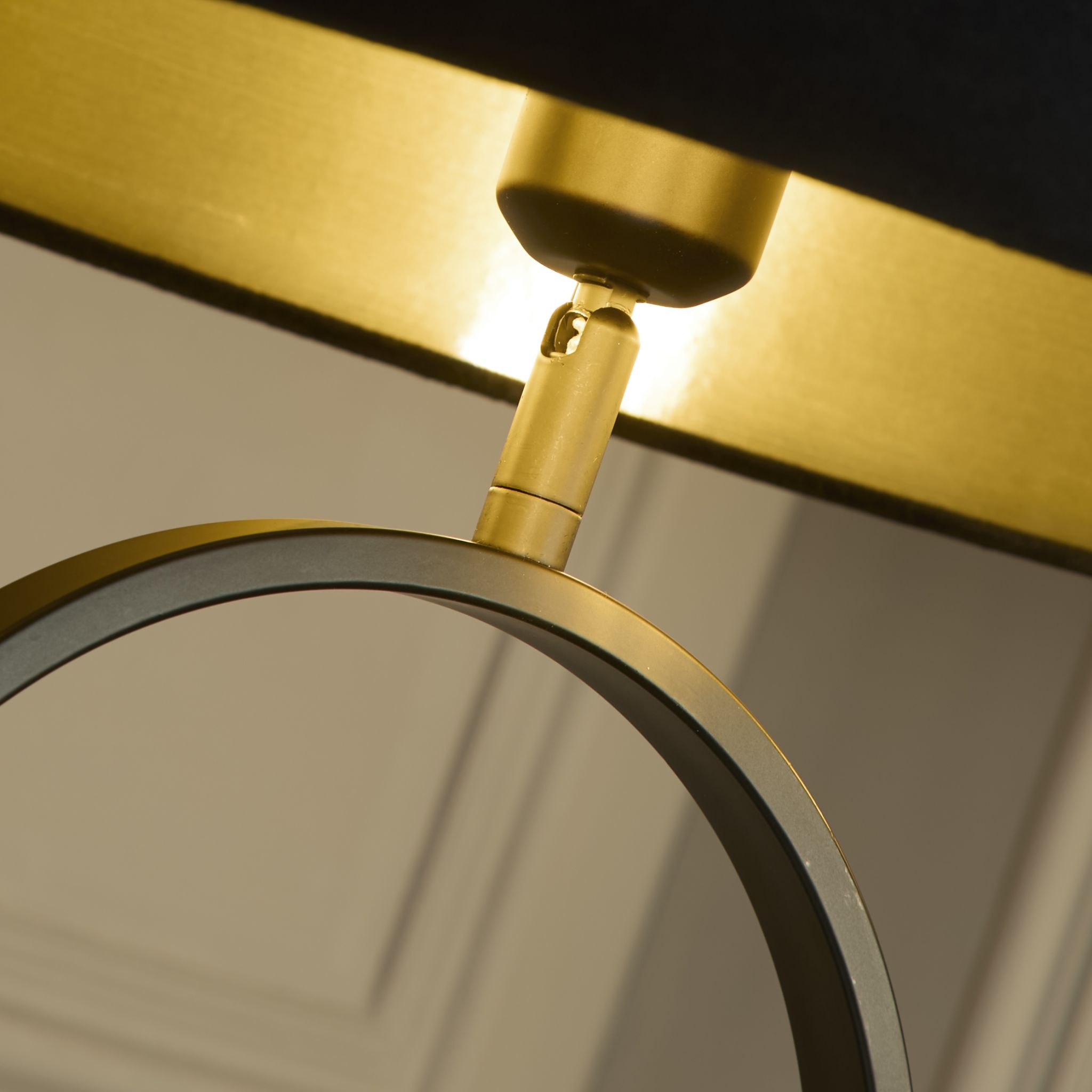 Modish Floor Lamp Black