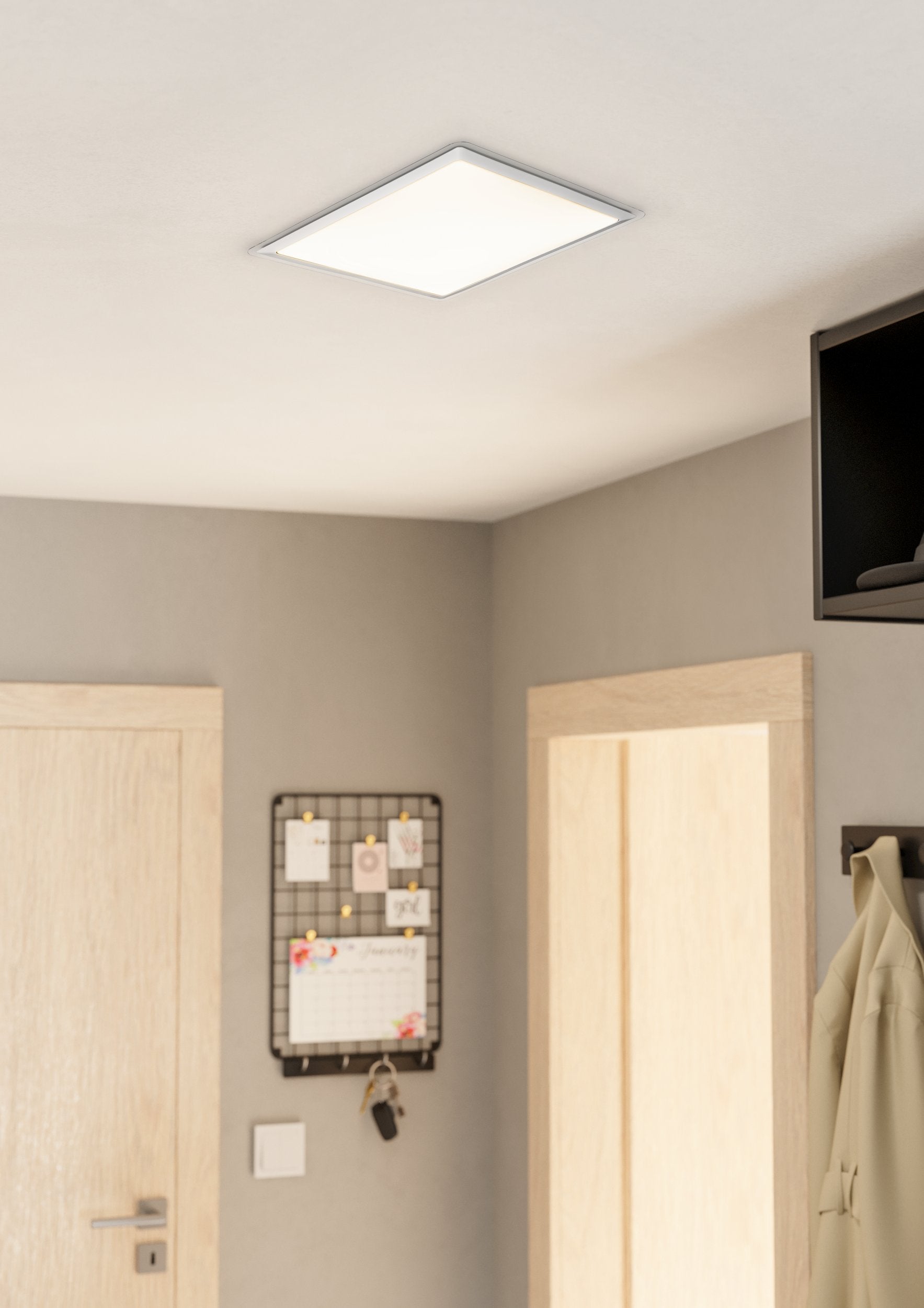 COMPETA 80mm Square Flush Fitting