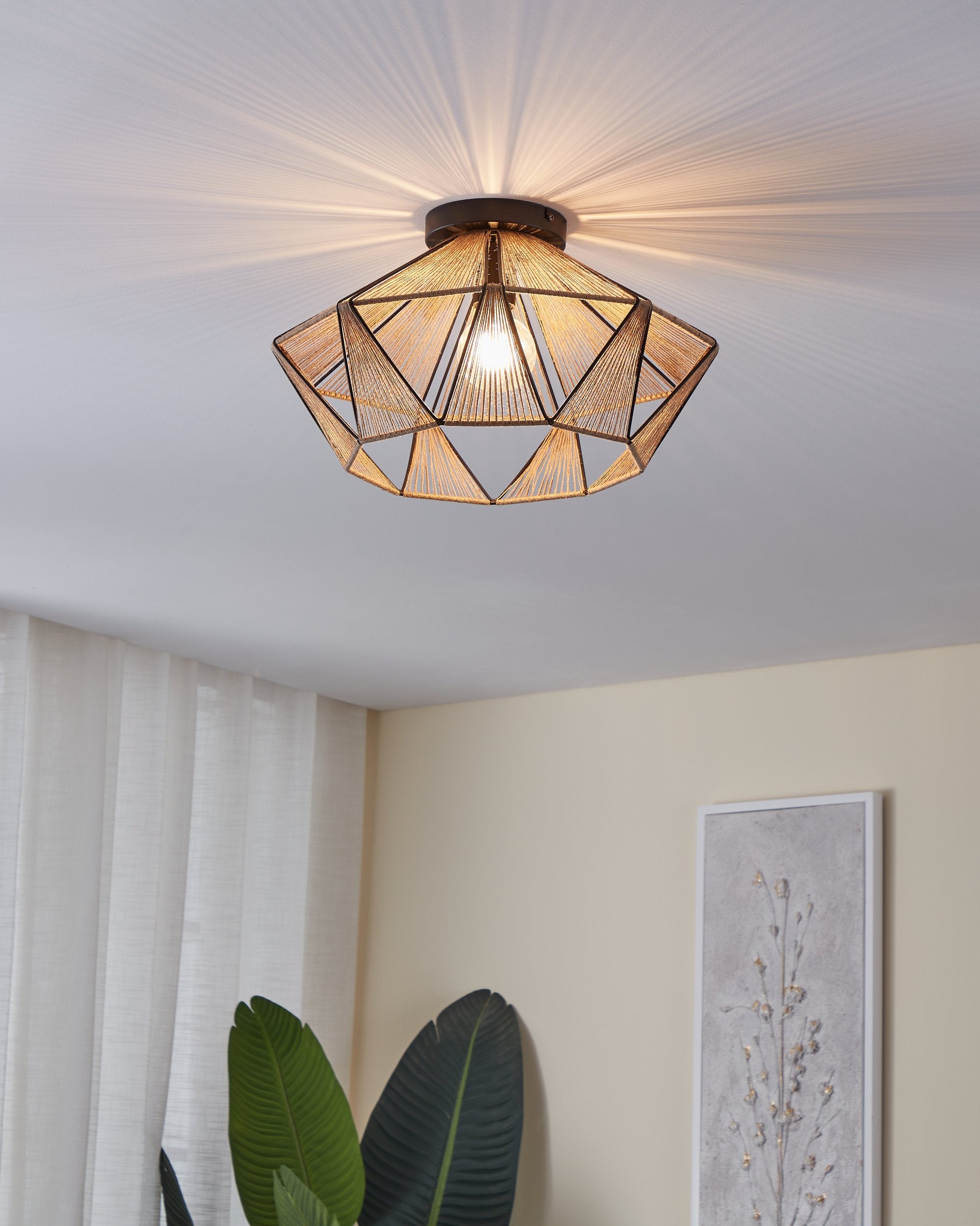 ADWICKLE Flush Ceiling Light