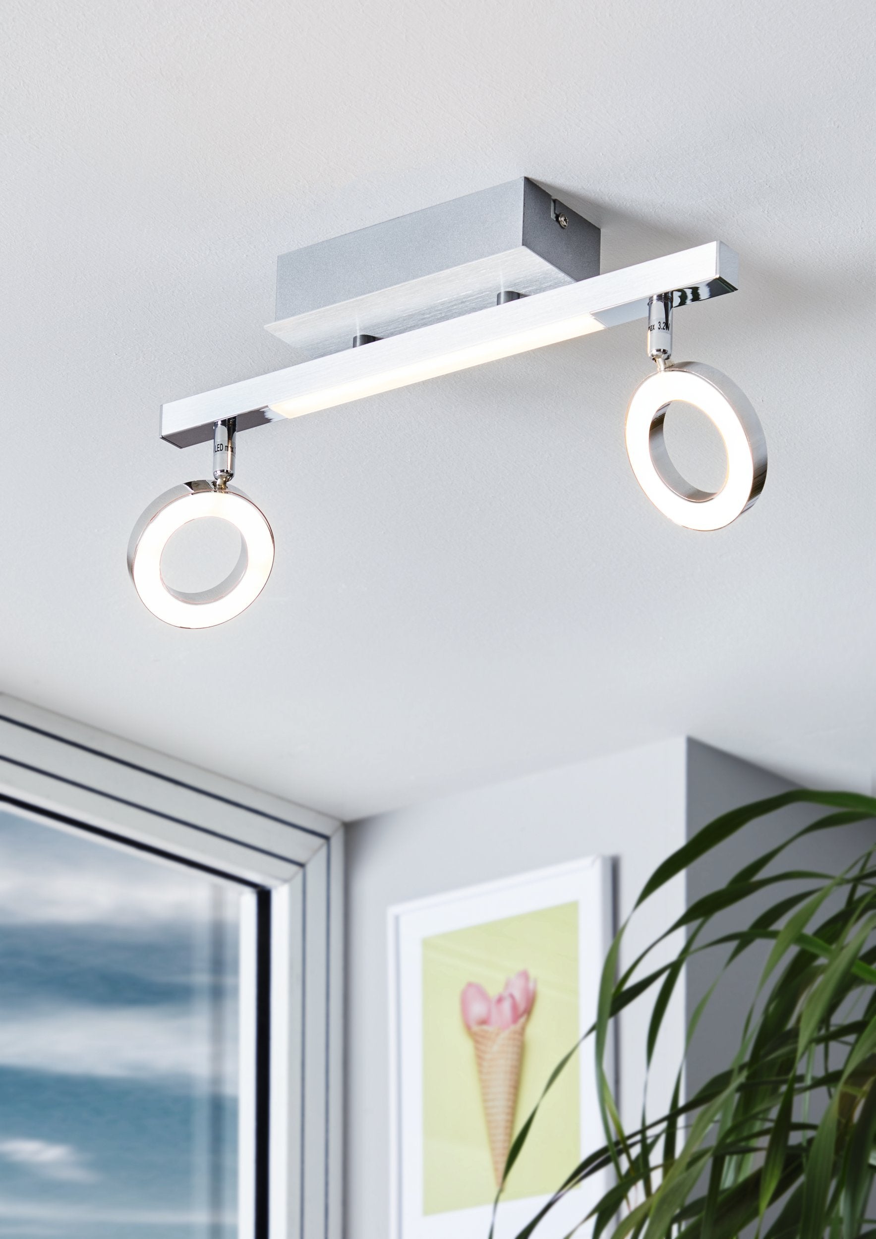 CARDILLIO 2 Light Flush Fitting
