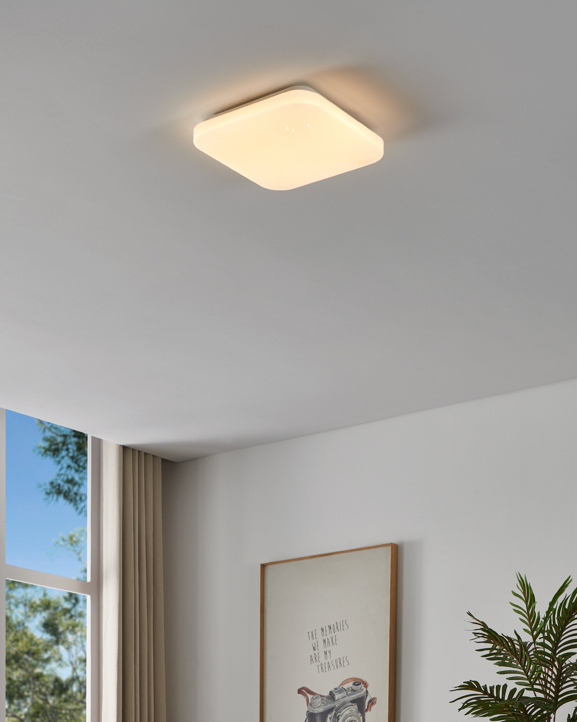 FRANIA-S 280mm Dia Square Flush Fitting