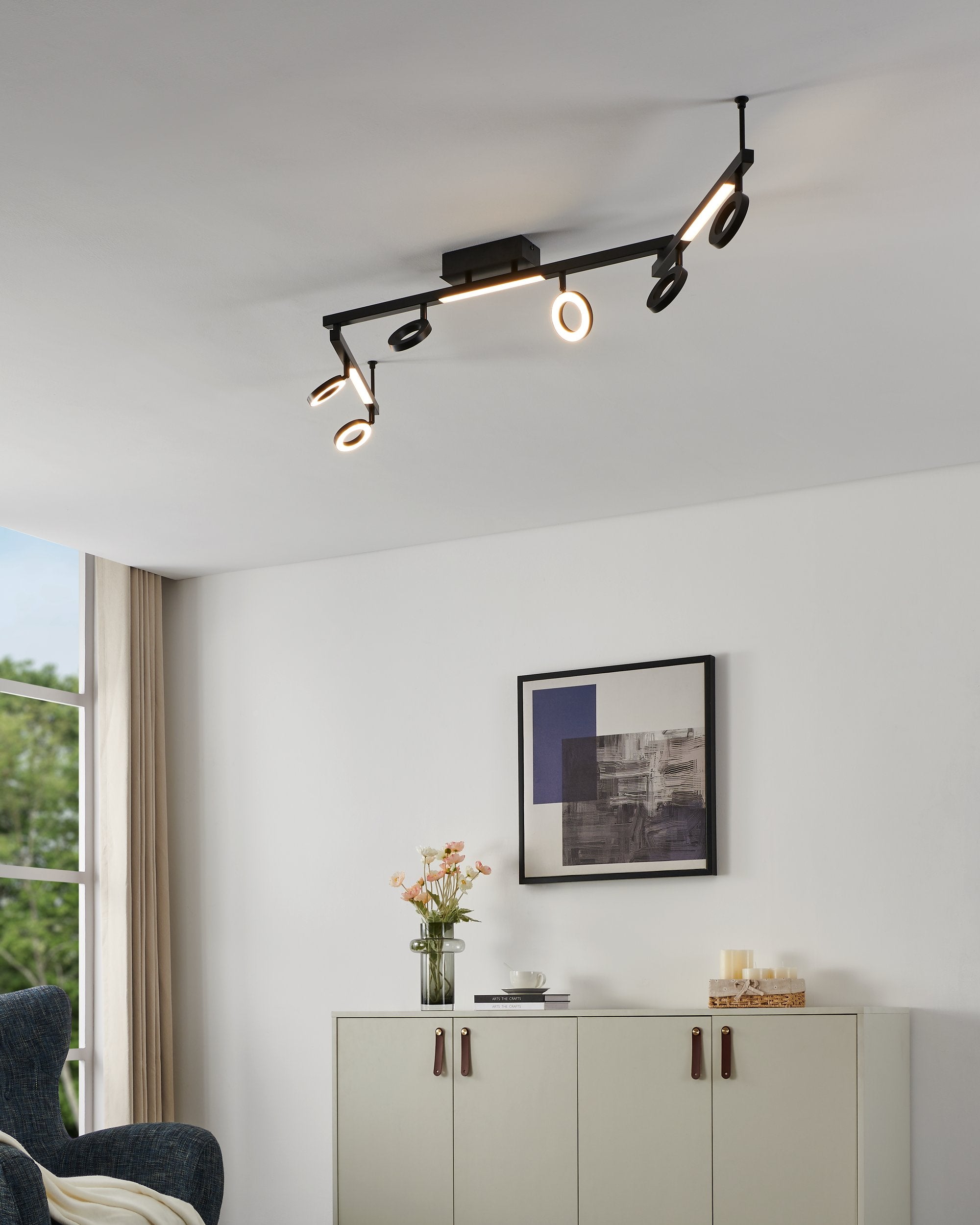 CARDILLIO 5 Light Flush Fitting