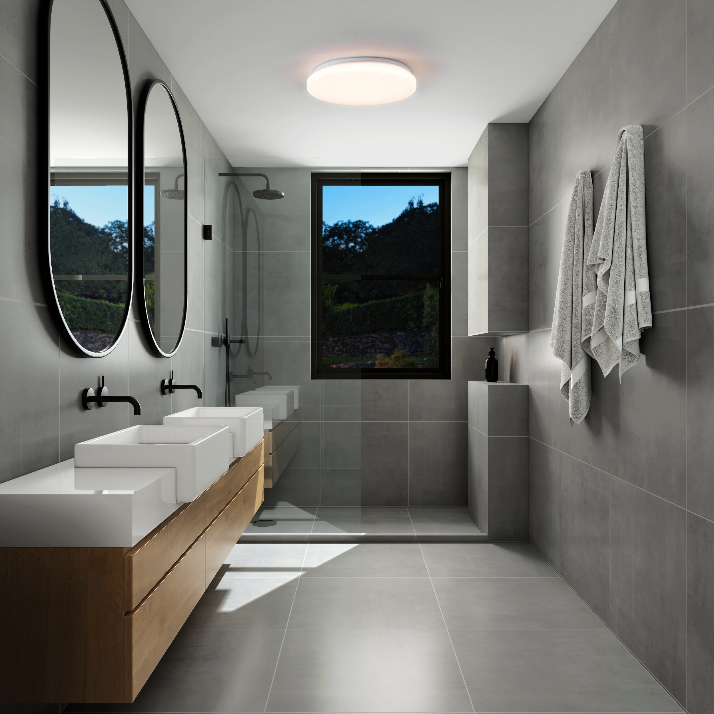 FRANIA-S  IP 310mm Dis Rnd Crystal Effect