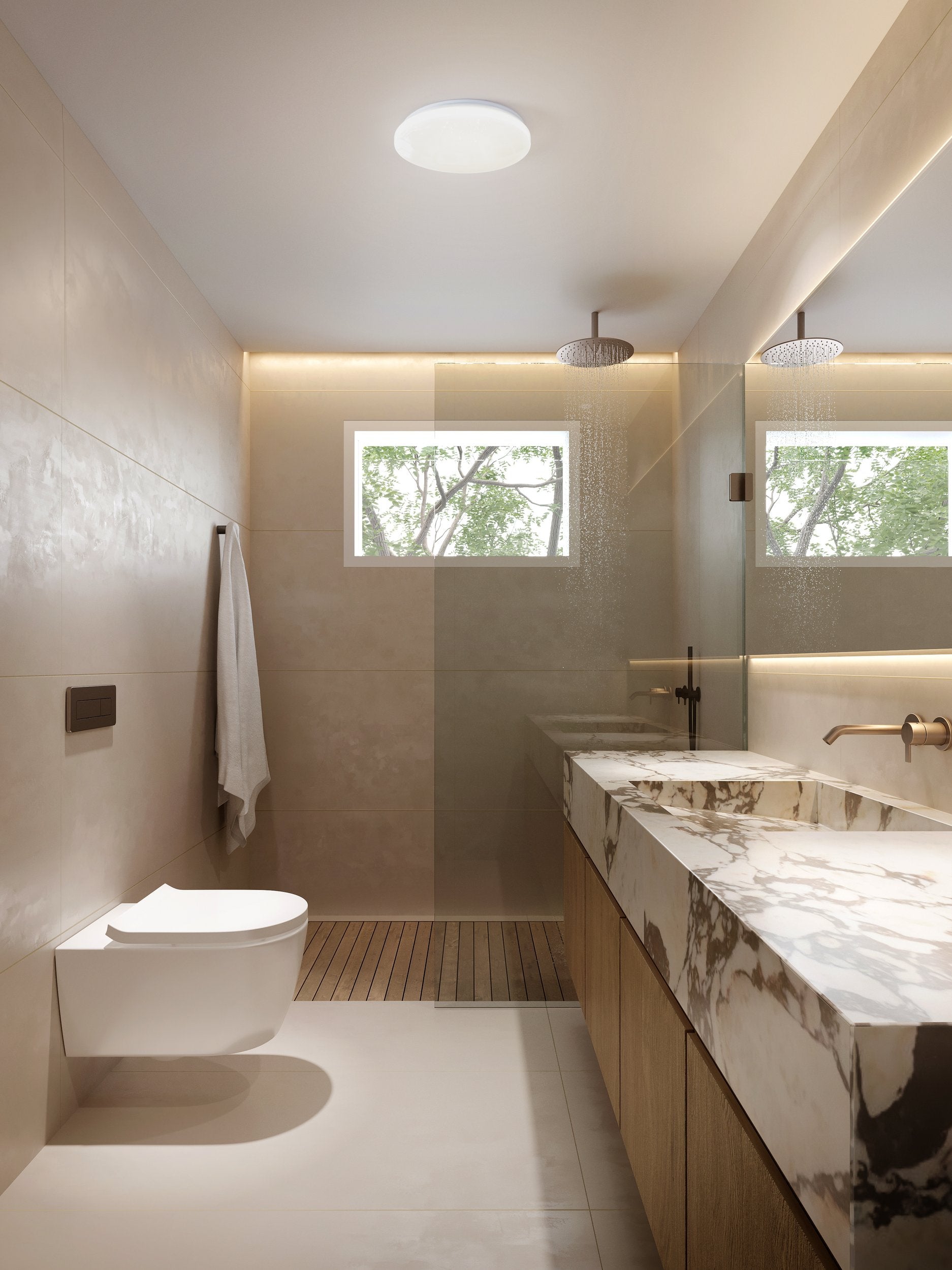 FRANIA-IP CCT 310mm Dia Rnd Crystal Effect