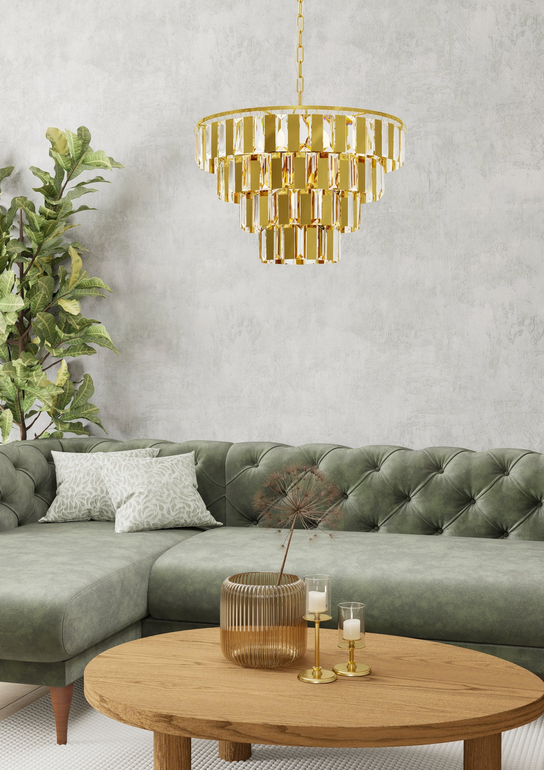 ERSEKA 7 Lamp Chandelier