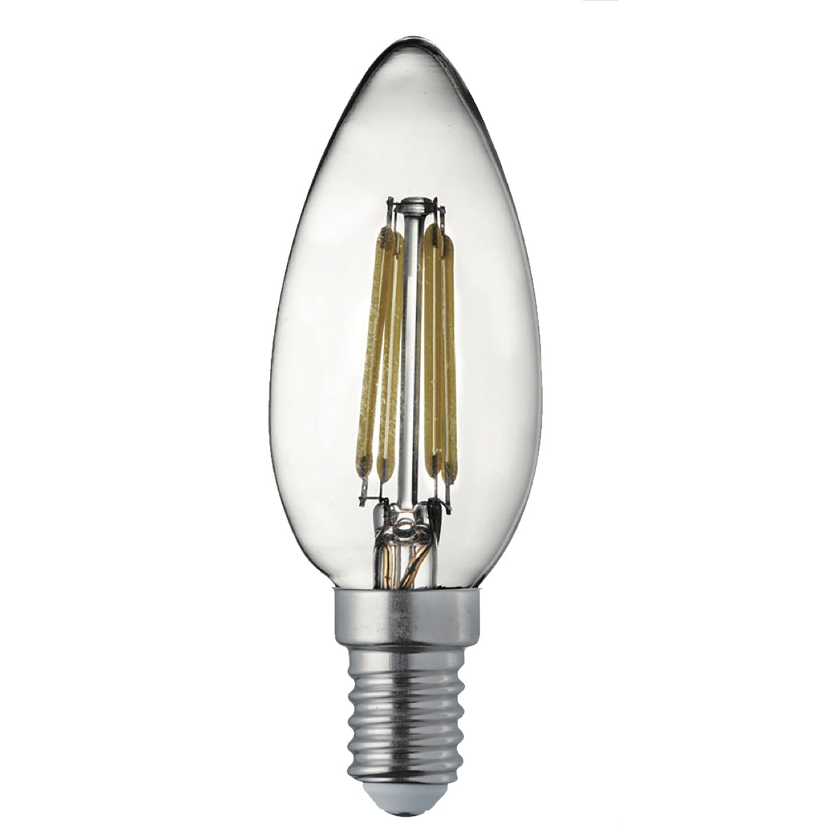 Searchlight Pack 10 Dimmable E14 LED Filament Candle Lamp - Warm White PL1915-6WW