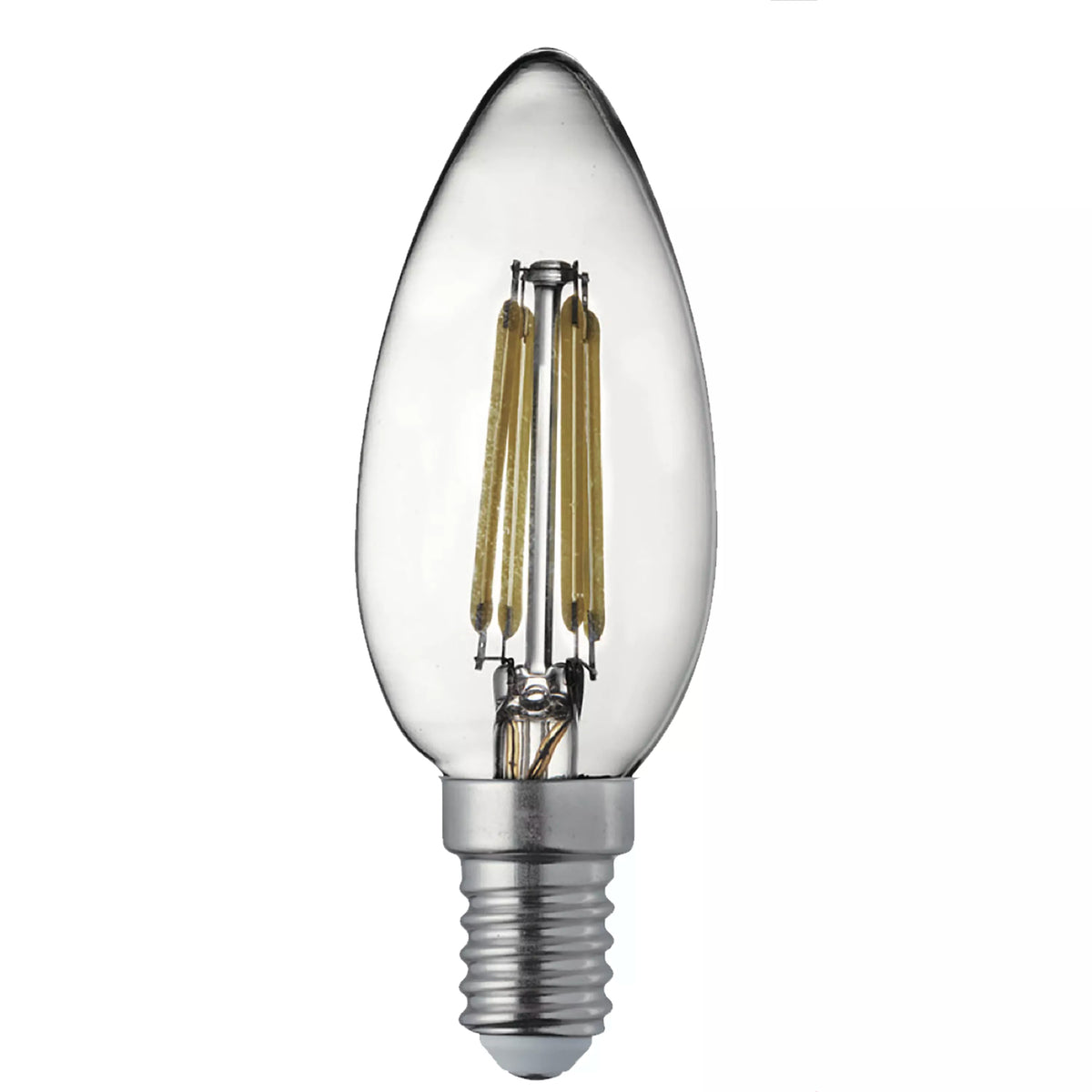 Searchlight Pack 10 Dimmable E14 LED Filament Candle Lamp - Warm White PL1915-6WW