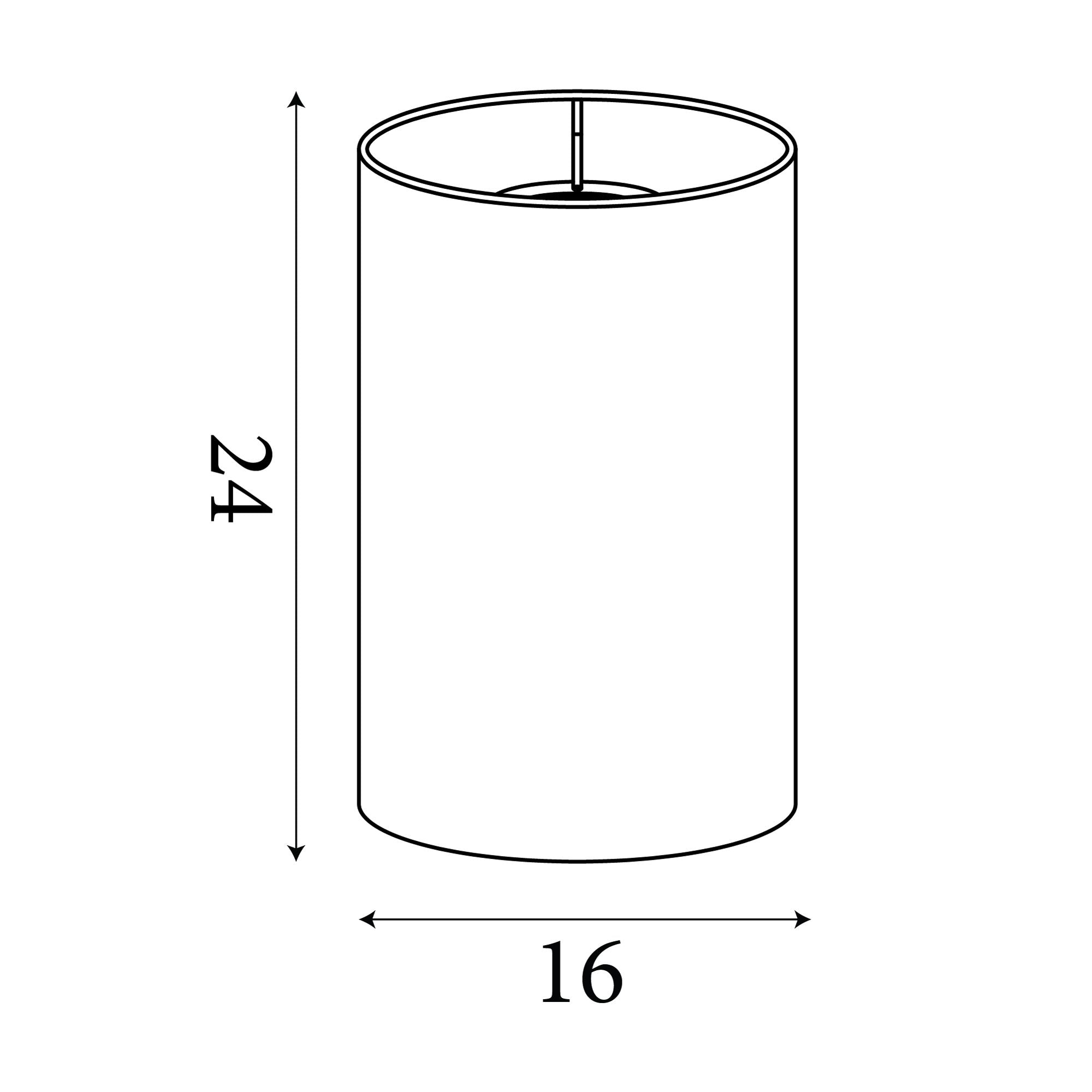Clyde Cylinder Shade 16cm