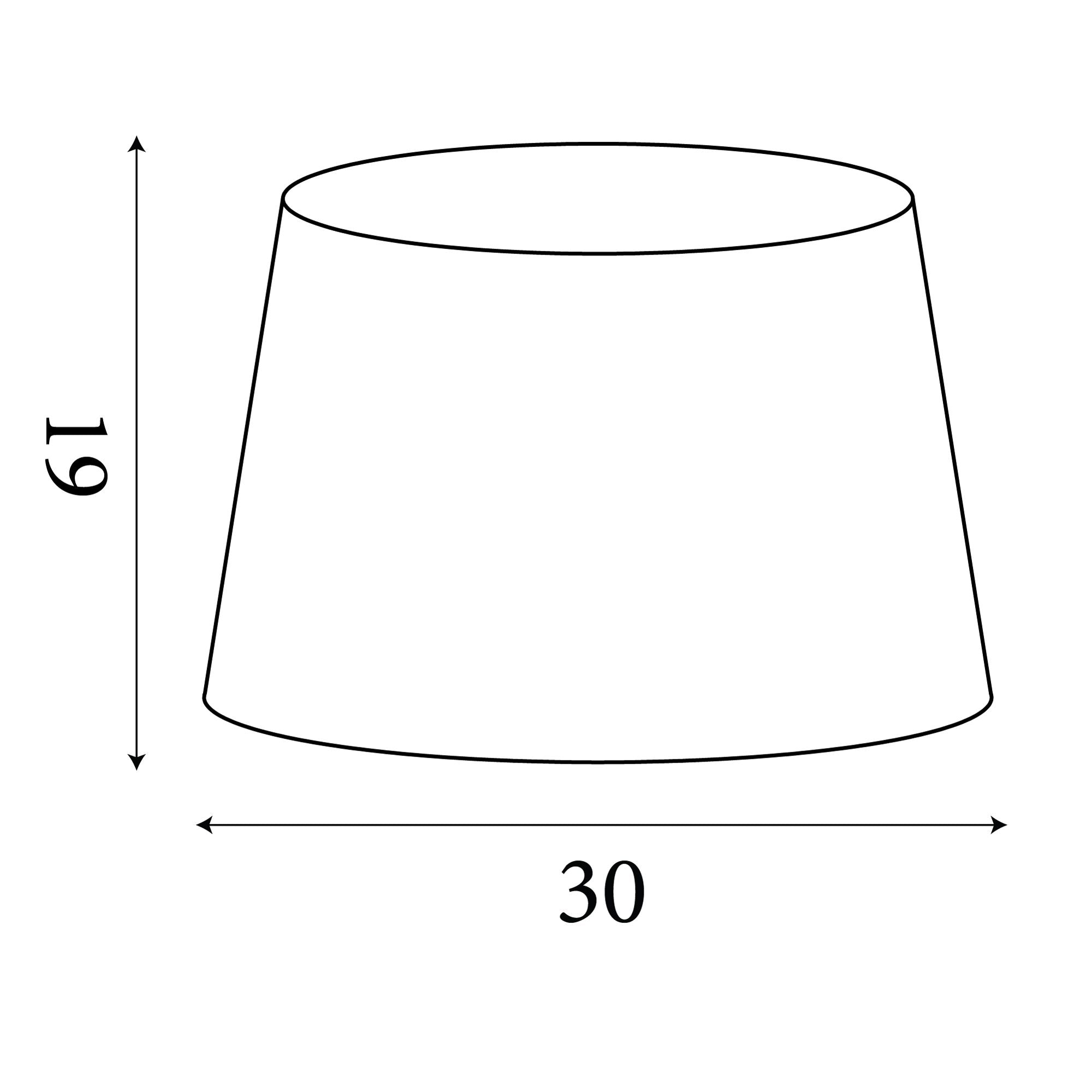 Clyde Tapered Shade 30cm