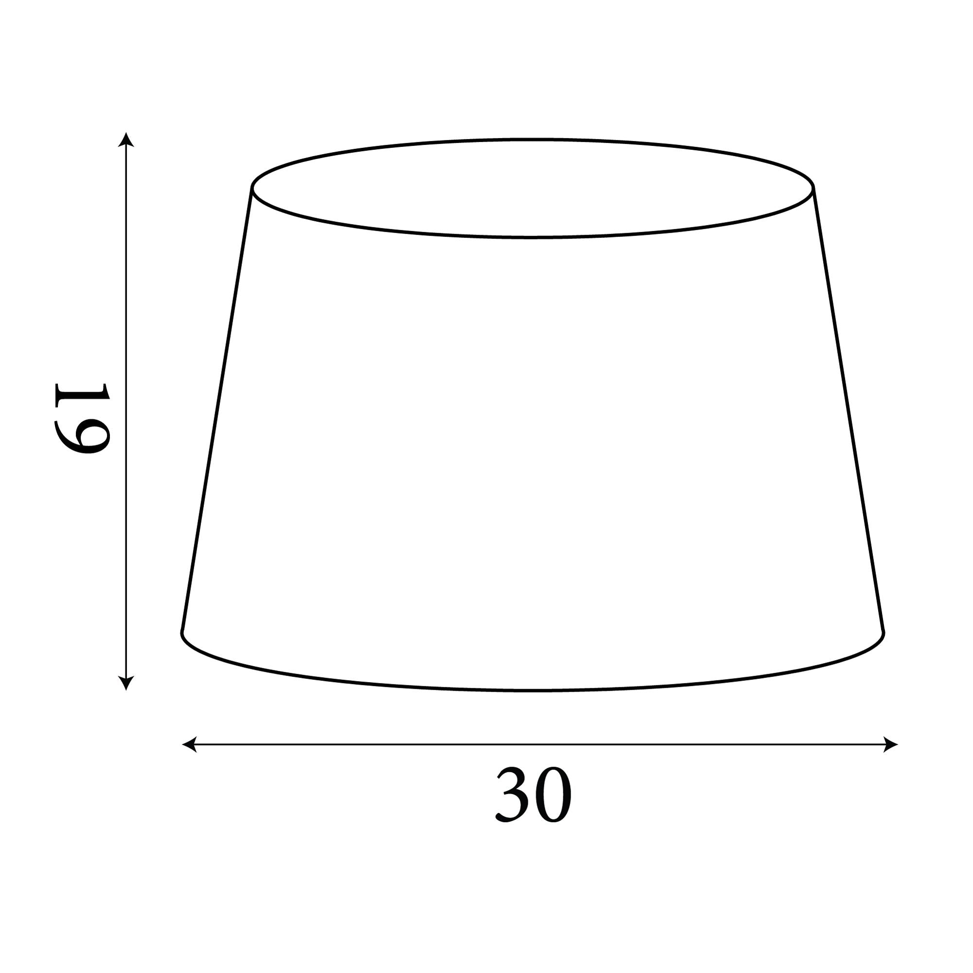 Clyde Tapered Shade 30cm
