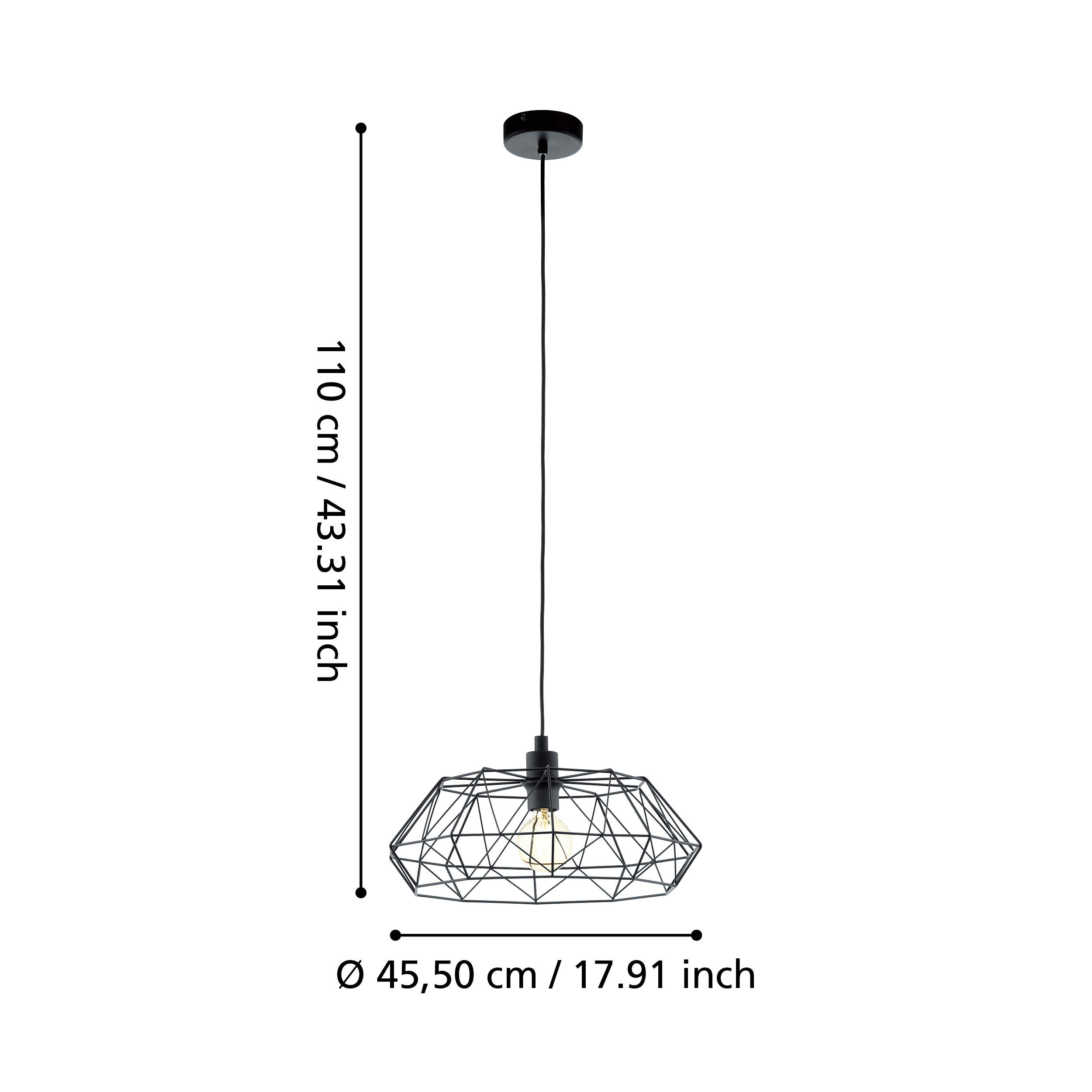 CARLTON Pendant 455mm