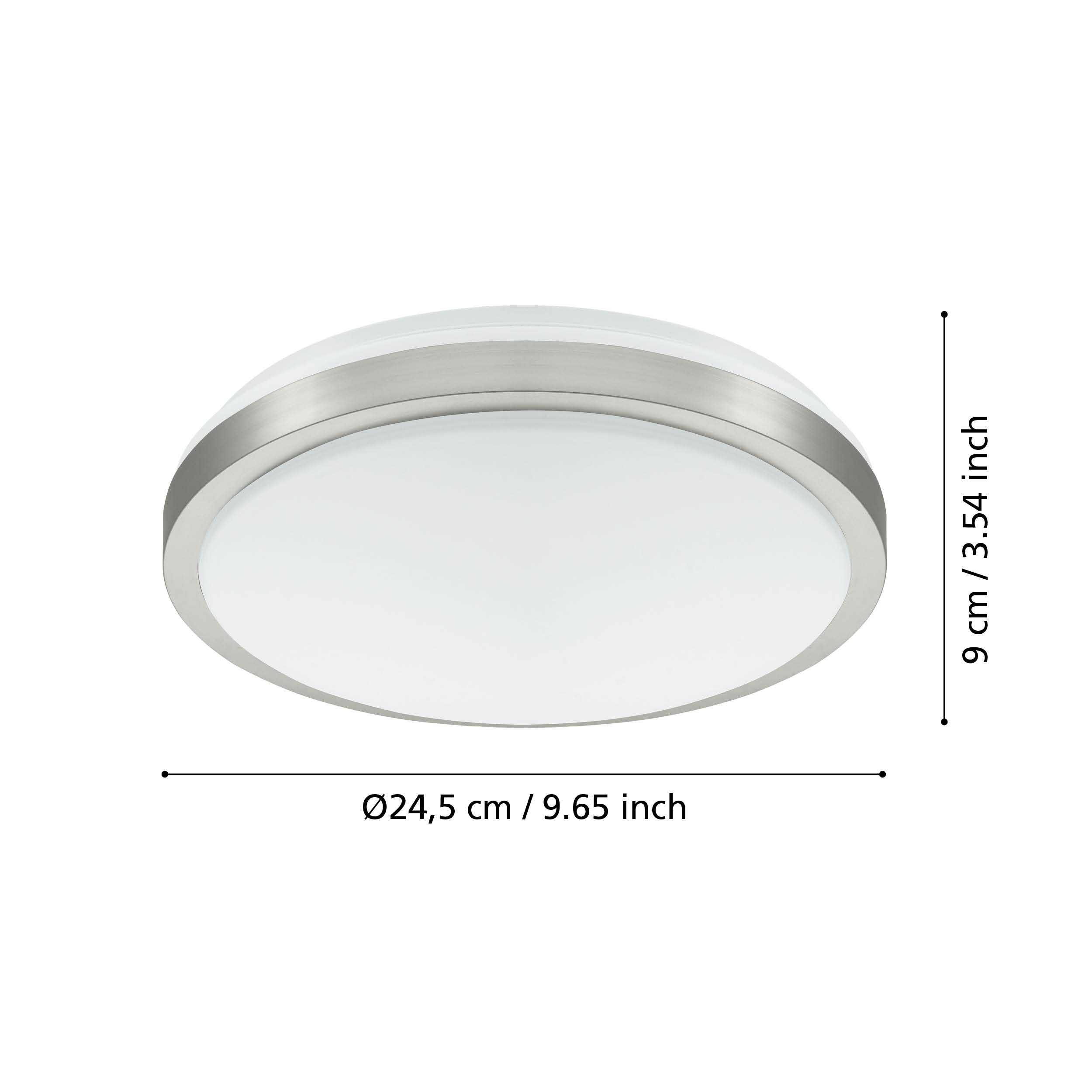 COMPETA 245mm Flush Fitting