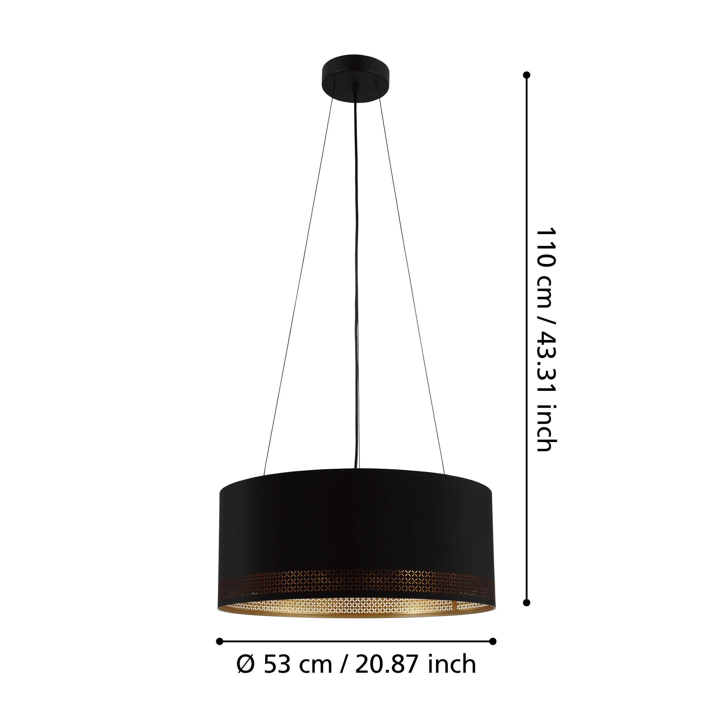 ESTEPERRA 530mm Dia Pendant