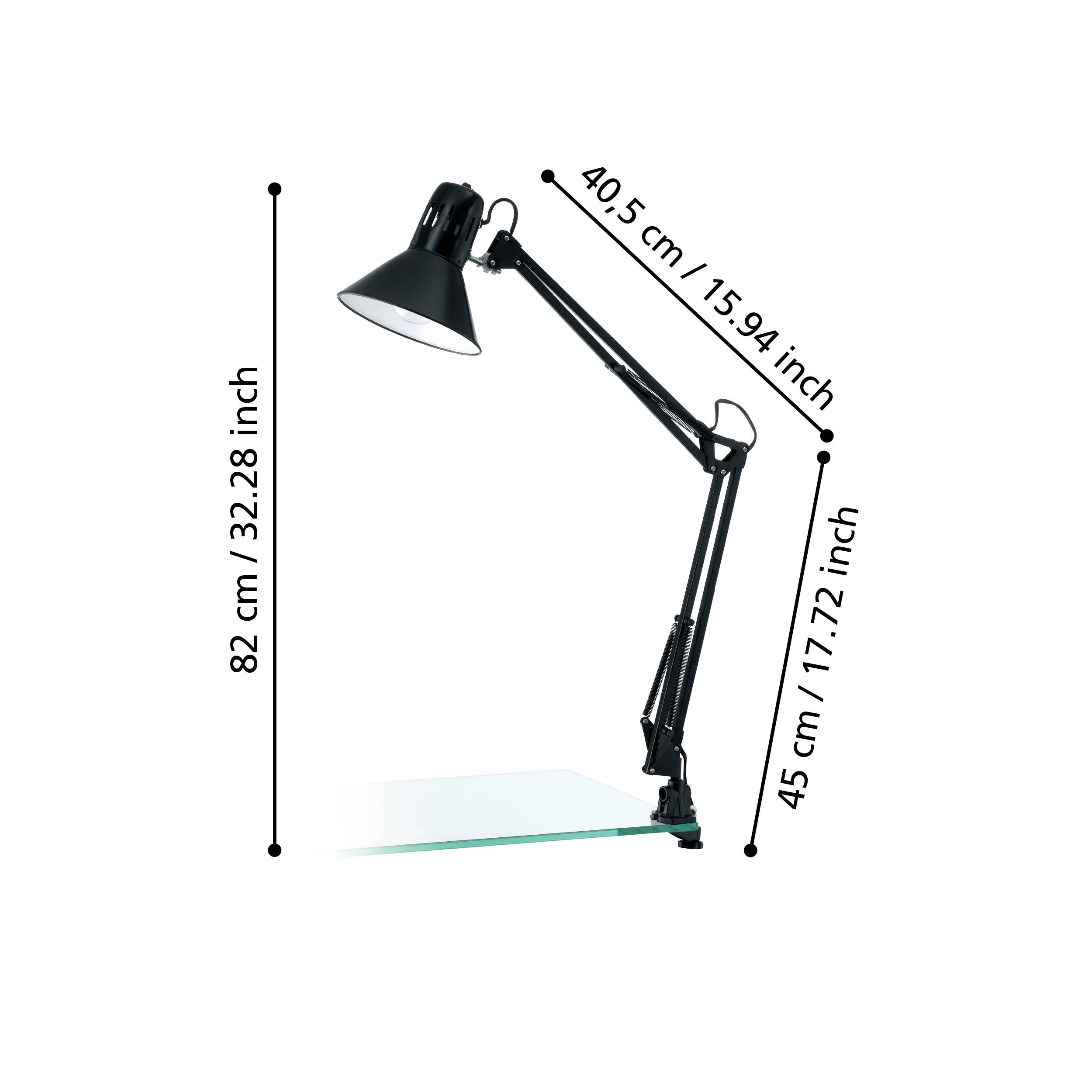 FIRMO Clip on Lamp