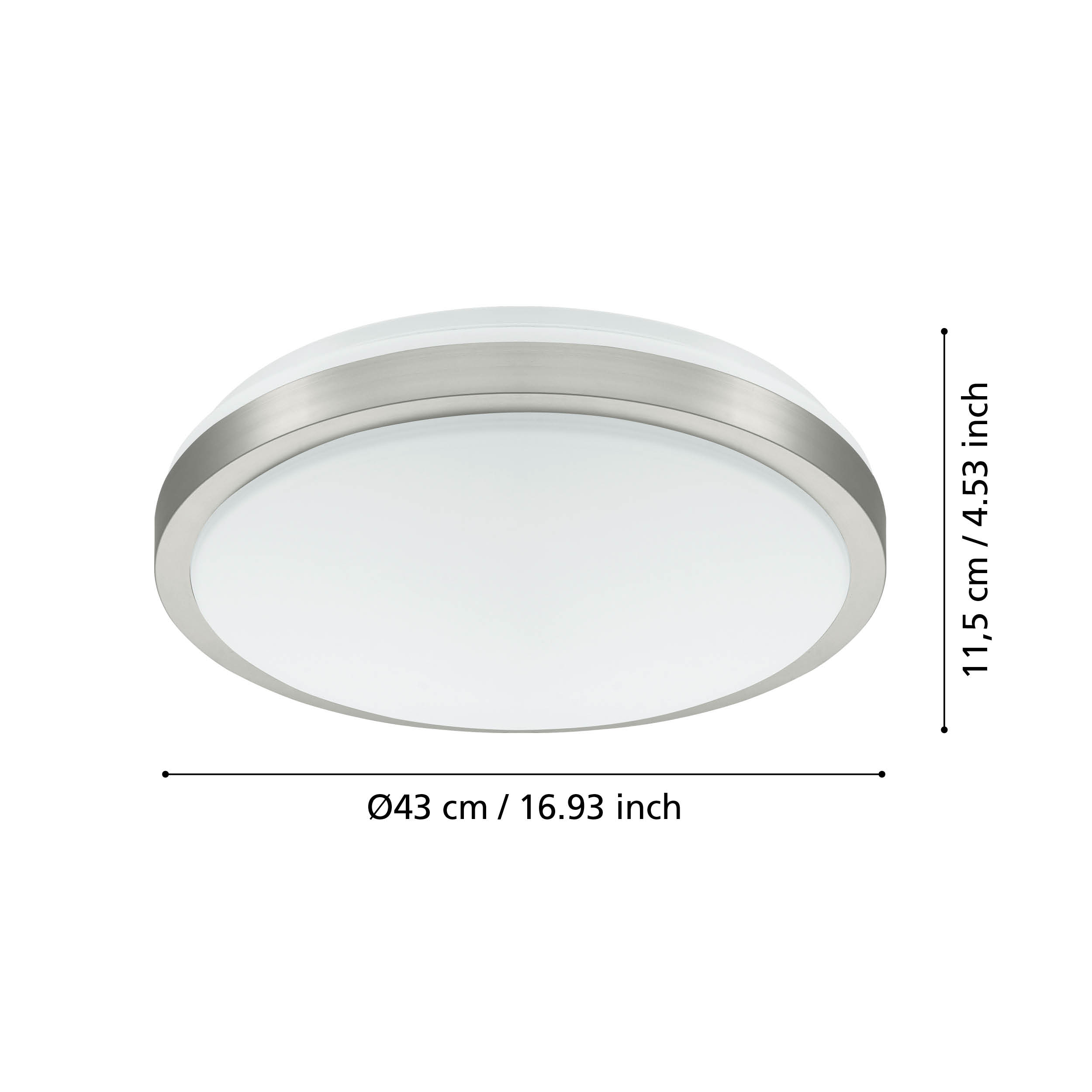 COMPETA 430mm Flush Fitting