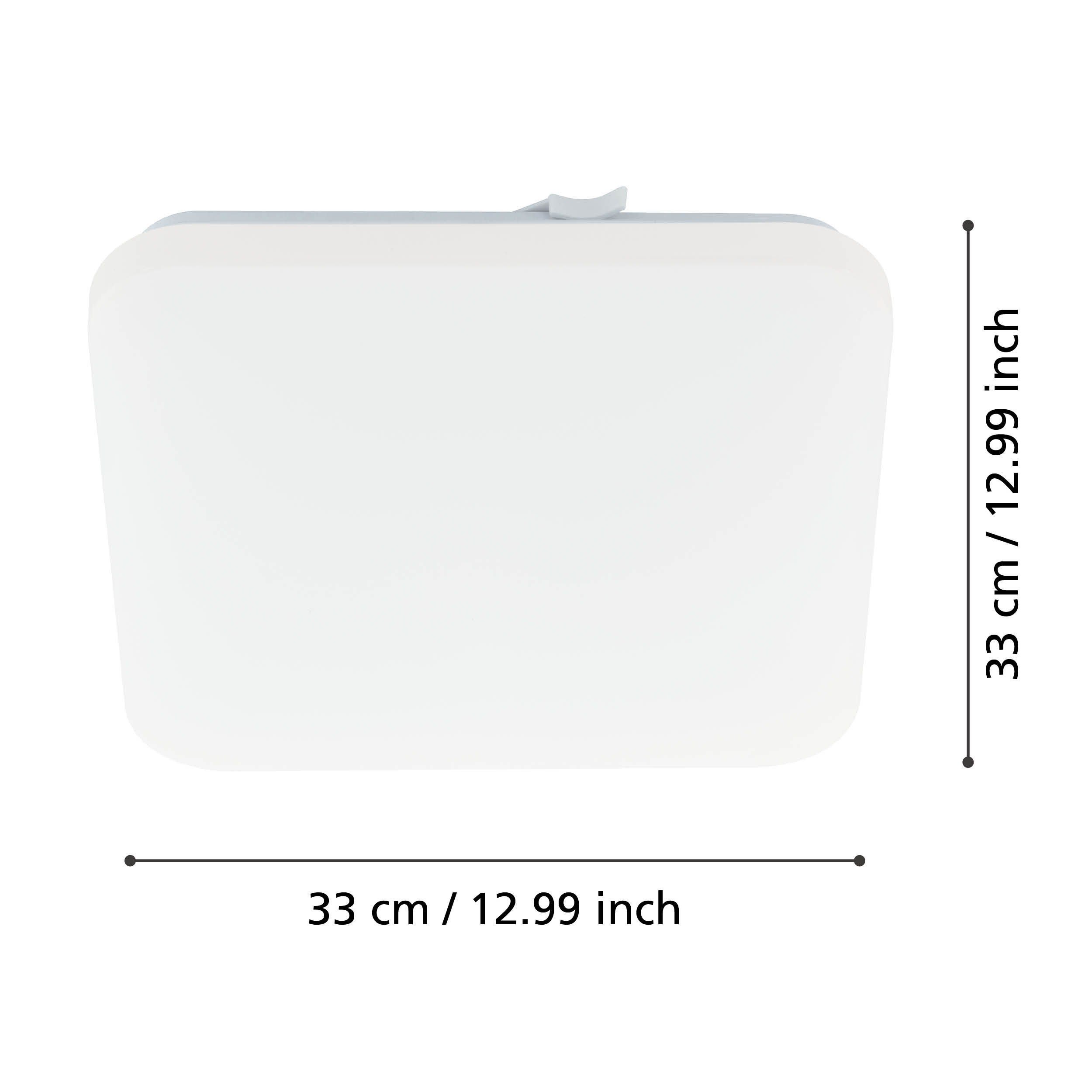 FRANIA 330mm SQ Flush Fitting