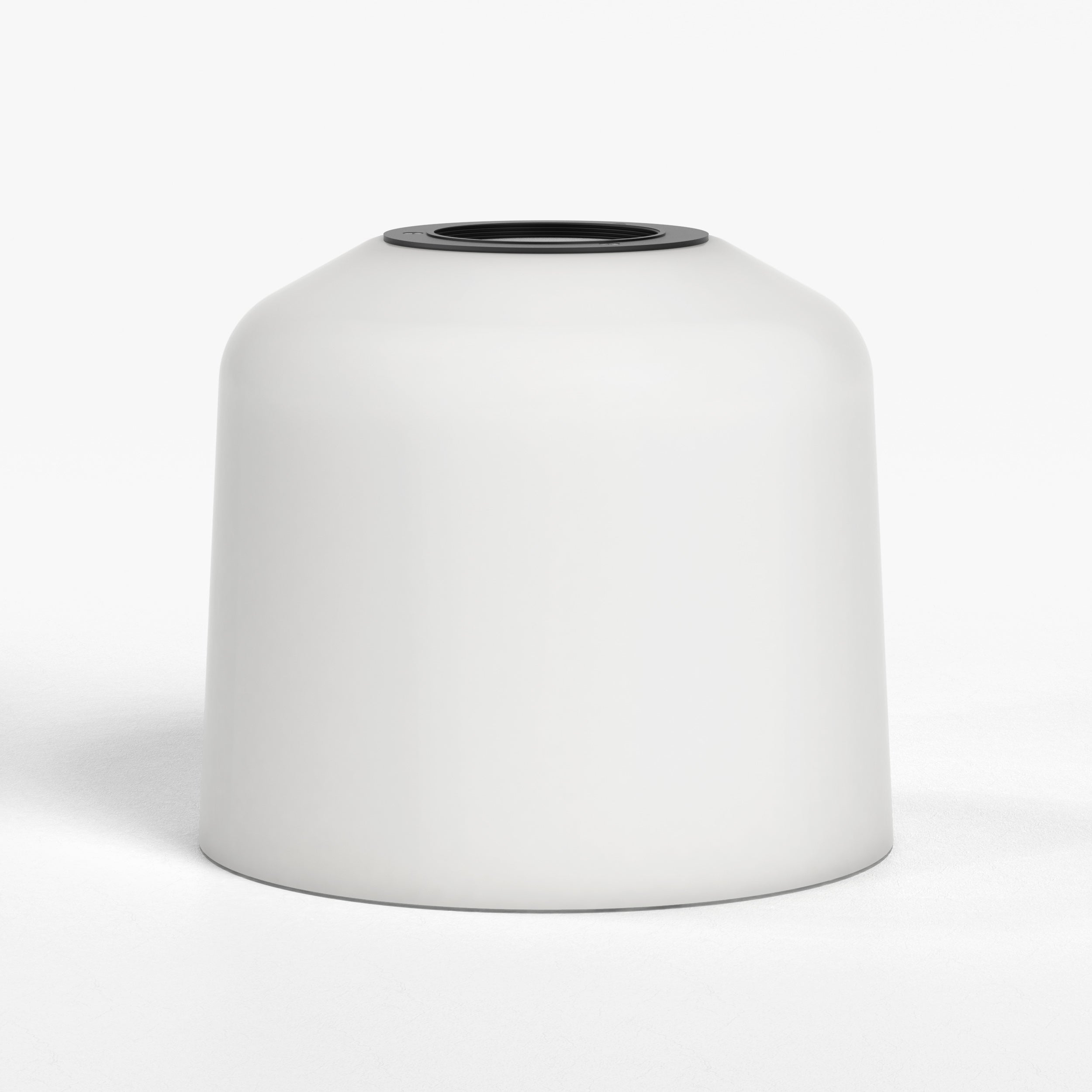 Nara Cone Glass - White (Opal)