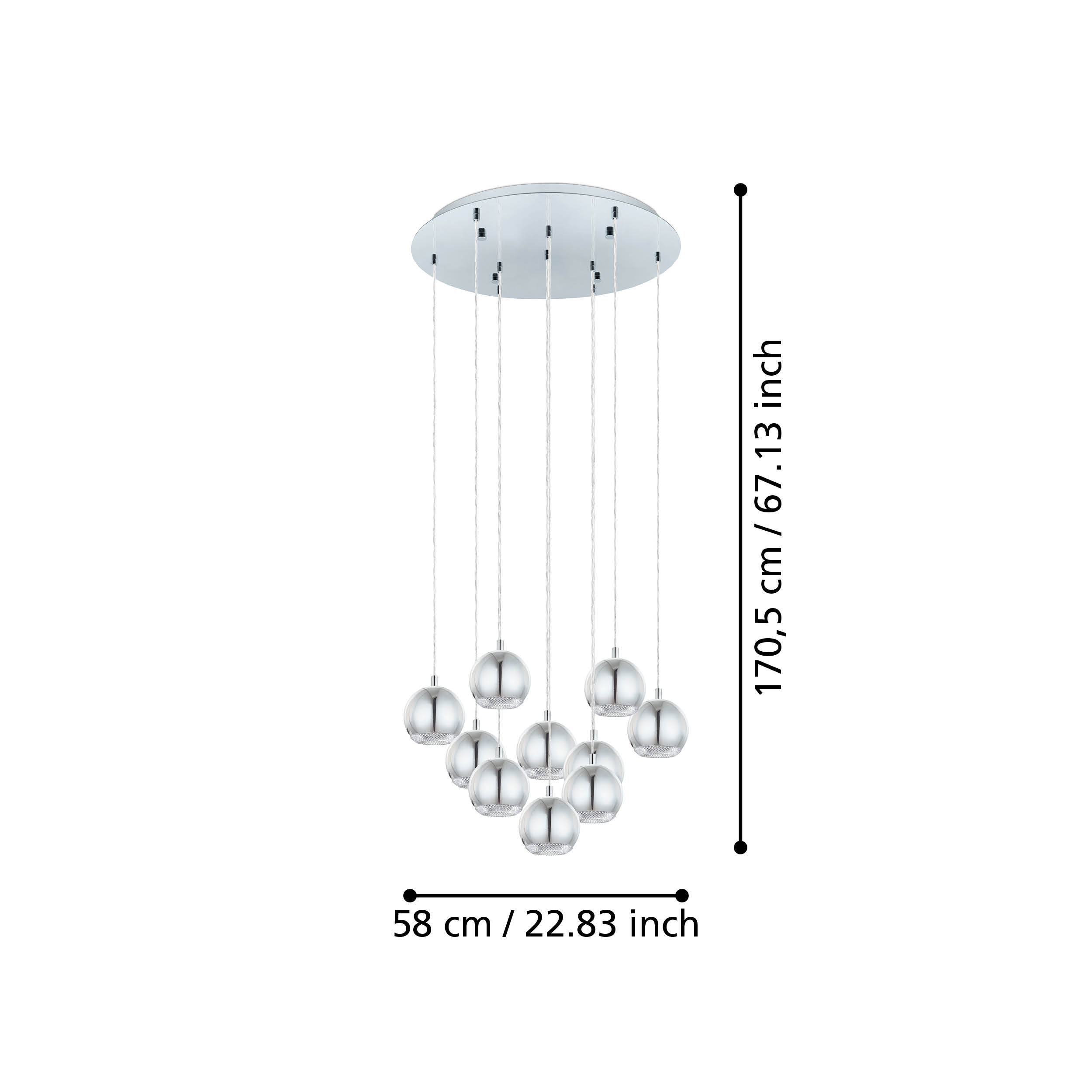 CONESSA Multi Drop Pendant
