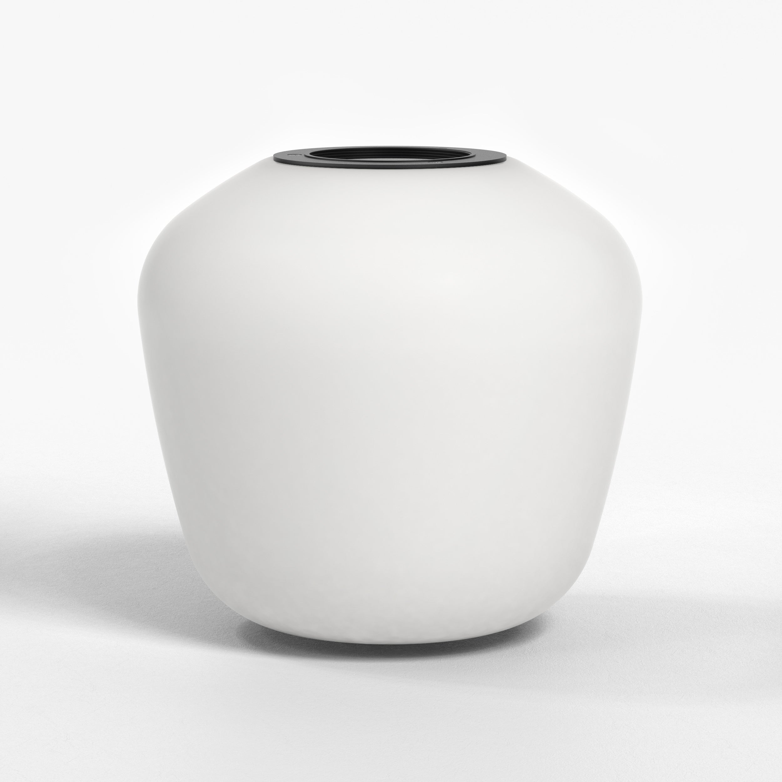 Nara Taper Glass - White (Opal)