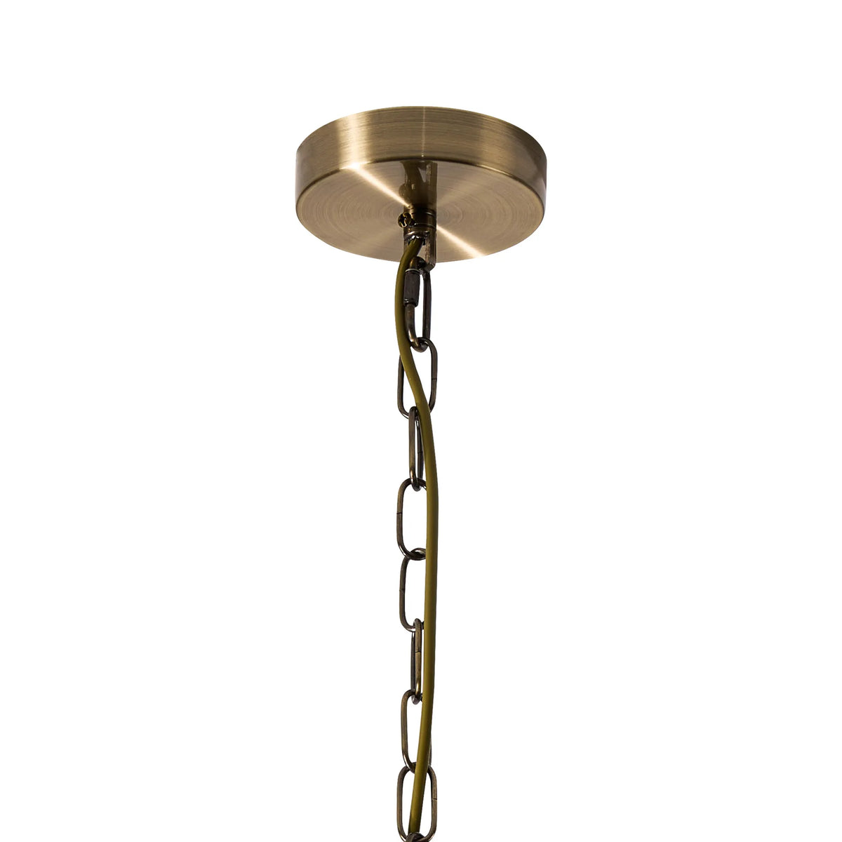 Portarlington 20.5cm Pendant  Narrow Ribbed Glass
