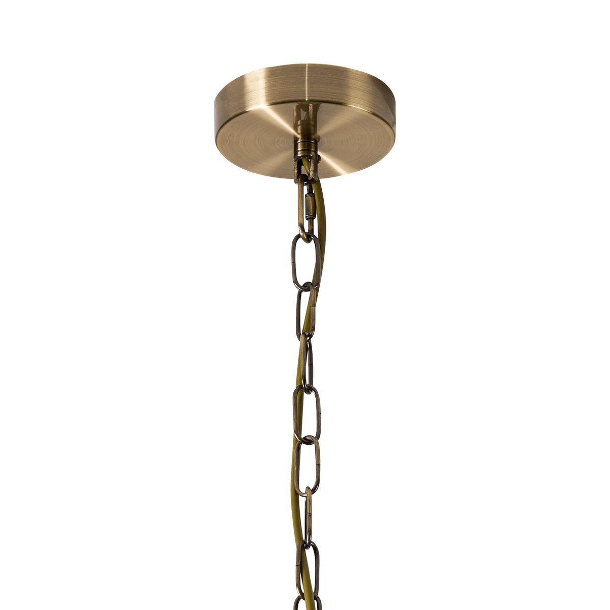 Portarlington 20.5cm Pendant  Wide Ribbed Glass