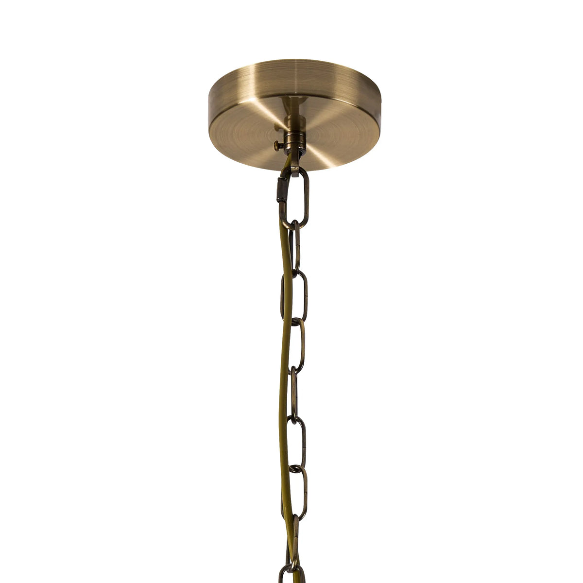 Portarlington 20.5cm Pendant  Cobbled Glass