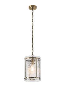 Portarlington 20.5cm Pendant  Cobbled Glass