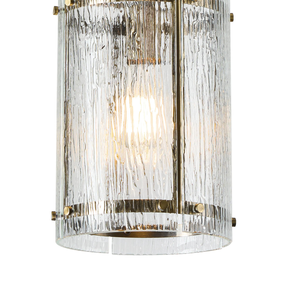 Portarlington 20.5cm Pendant  Ripple Glass