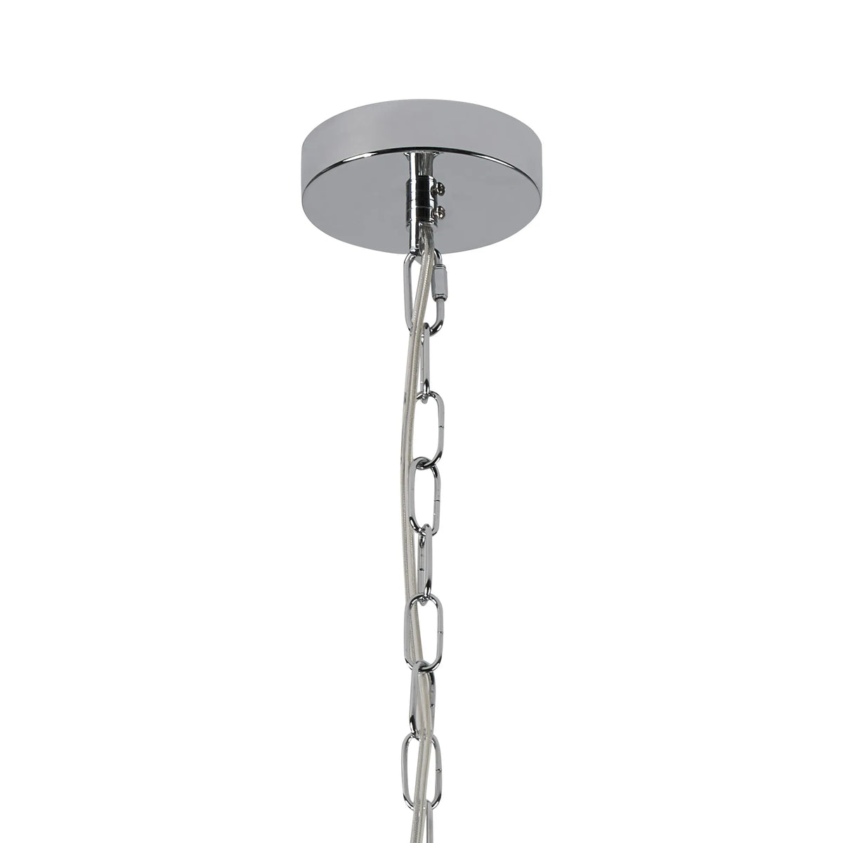 Portarlington 20.5cm Pendant  Narrow Ribbed Glass